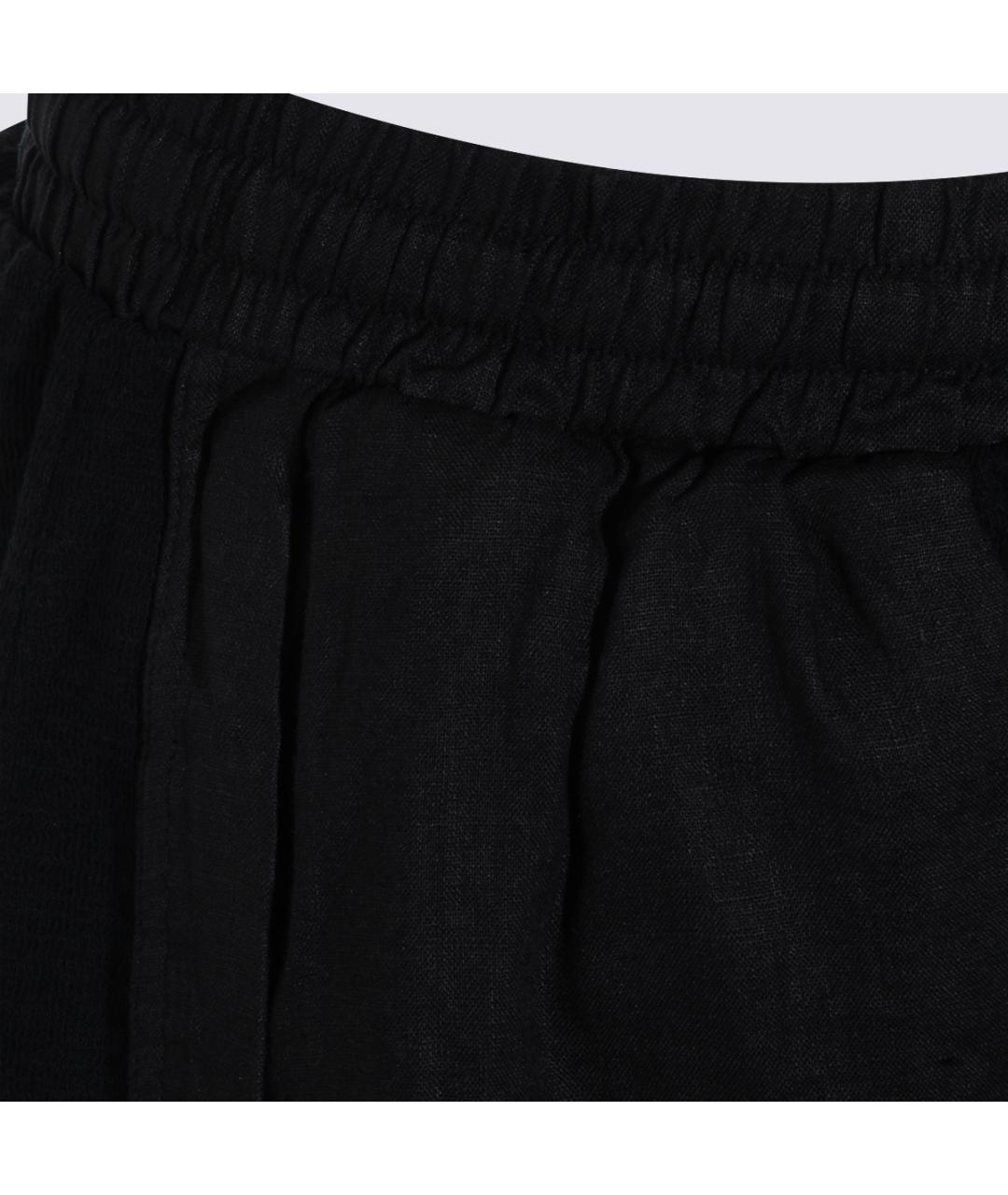 THOM KROM Черные хлопковые шорты, фото 3