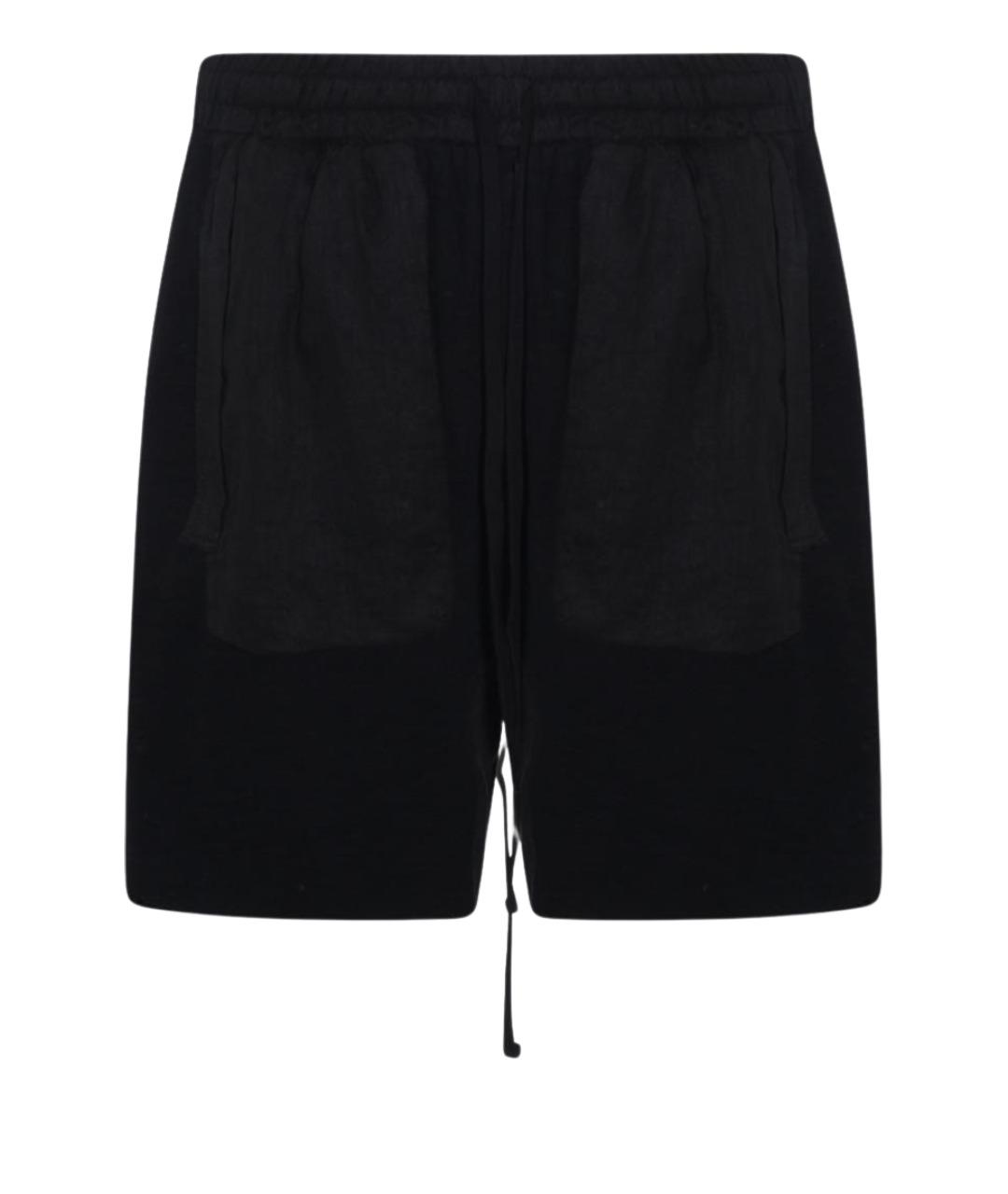 THOM KROM Черные хлопковые шорты, фото 1