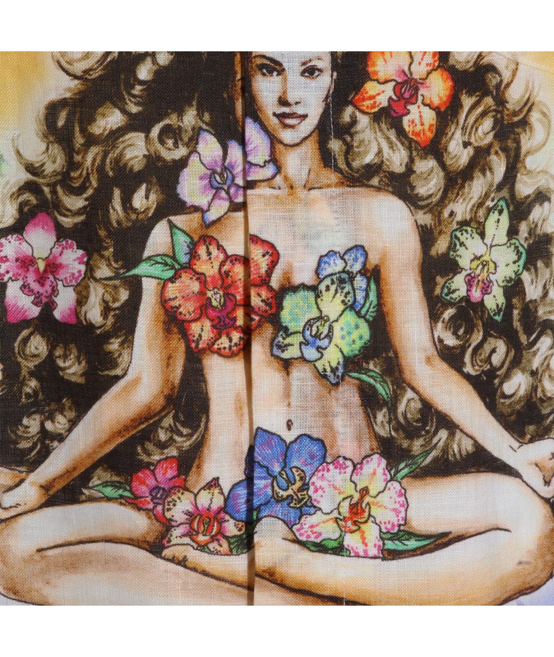 CASABLANCA Белая льняная кэжуал рубашка, фото 4