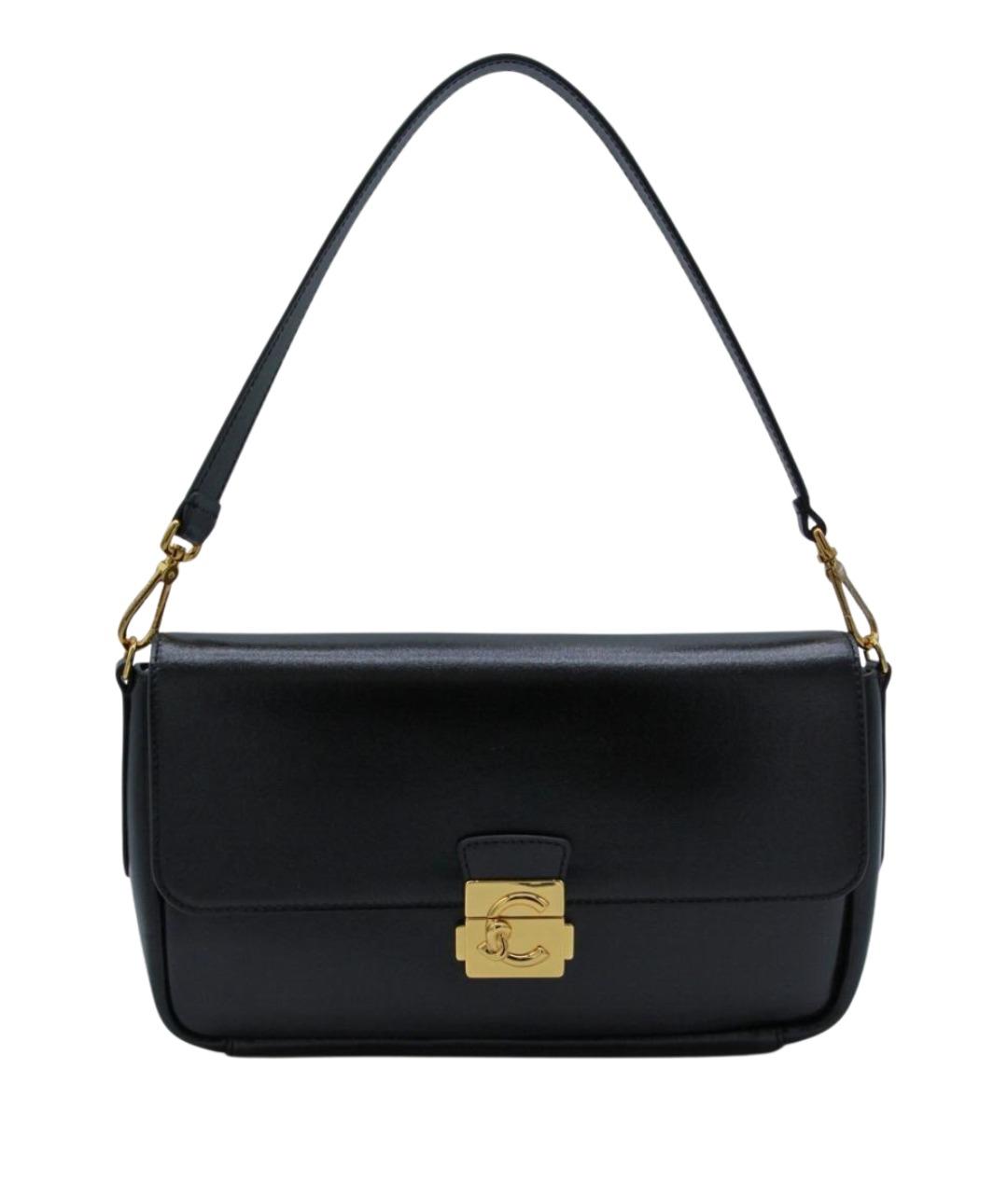 COCCINELLE Черная кожаная сумка через плечо, фото 1