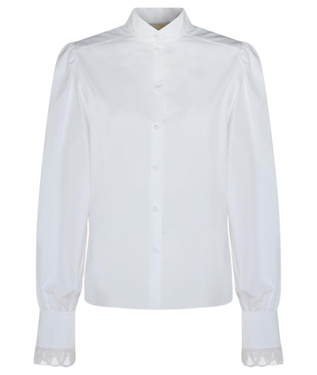 VALENTINO Белая хлопковая рубашка, фото 1