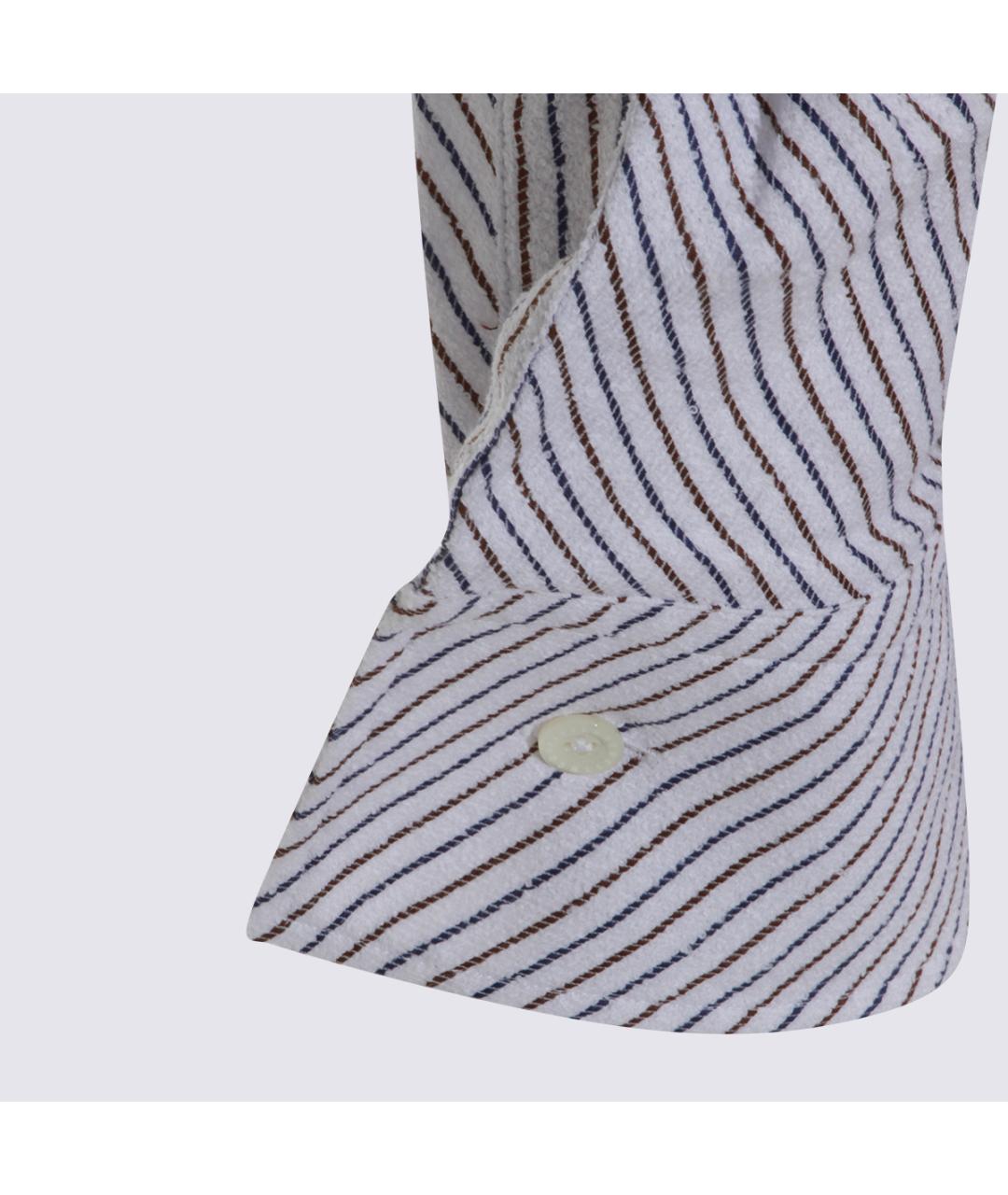 VIVIENNE WESTWOOD Синяя хлопковая рубашка, фото 4