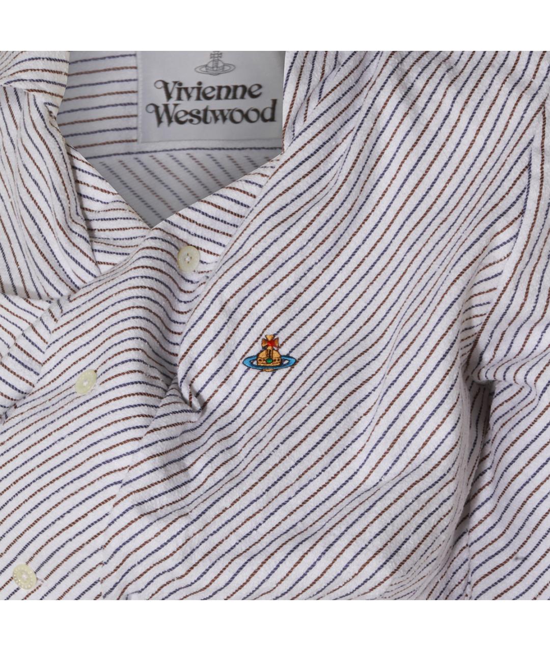 VIVIENNE WESTWOOD Синяя хлопковая рубашка, фото 3