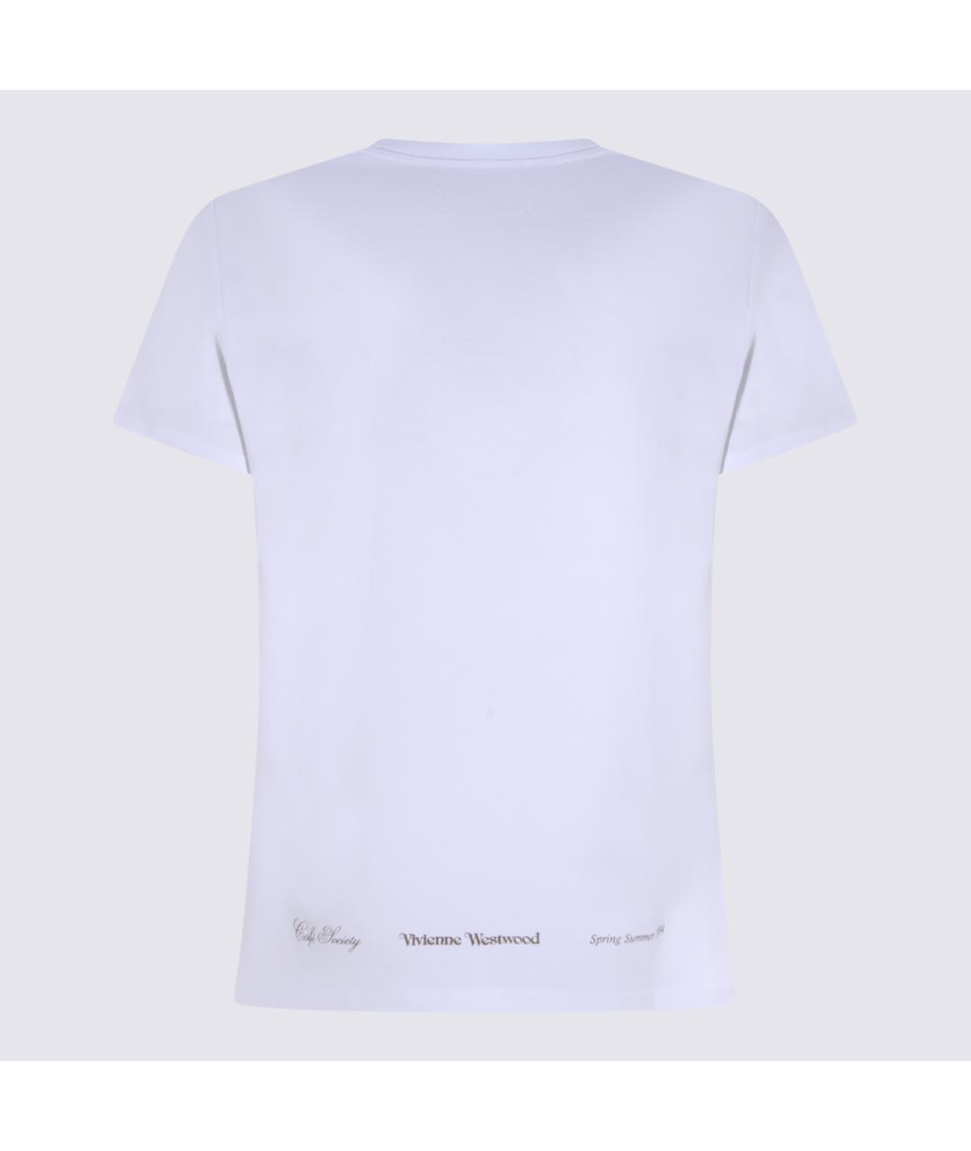 VIVIENNE WESTWOOD Белая хлопковая футболка, фото 2