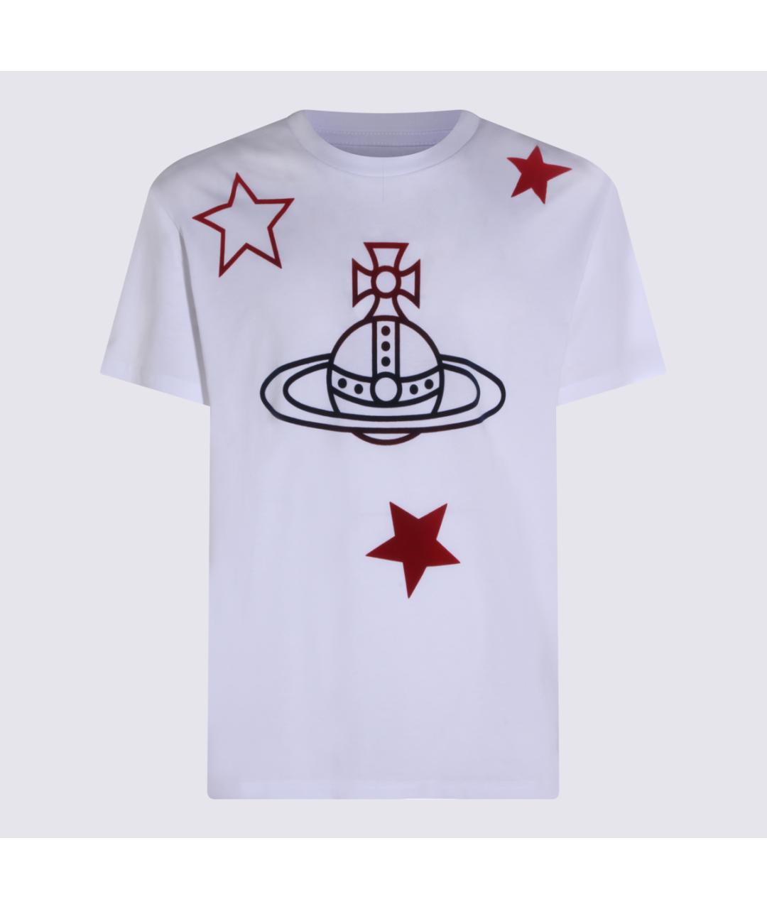 VIVIENNE WESTWOOD Белая хлопковая футболка, фото 4