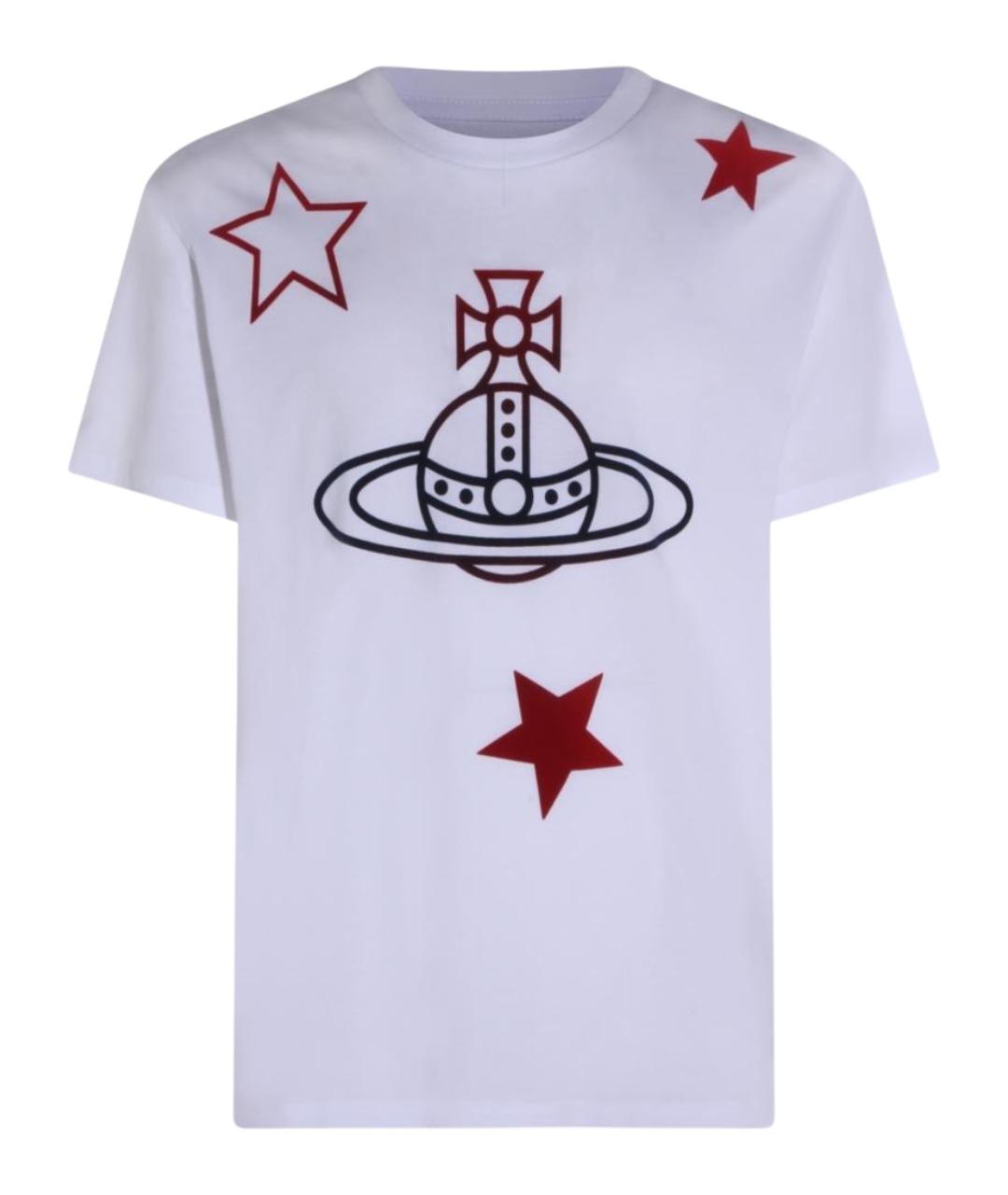 VIVIENNE WESTWOOD Белая хлопковая футболка, фото 1