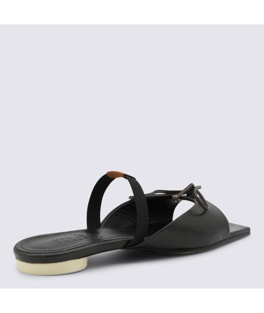 MM6 MAISON MARGIELA Мульти кожаные мюли, фото 3