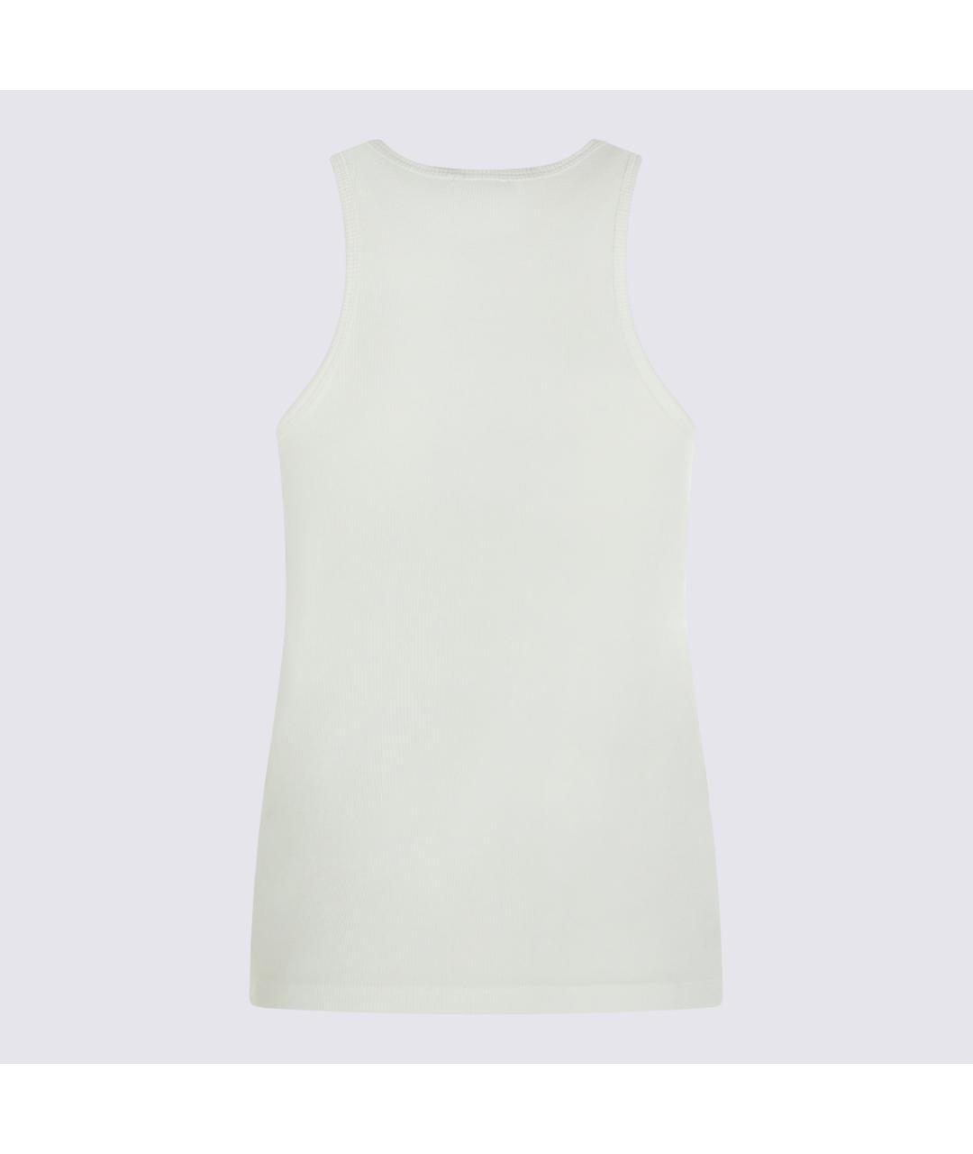 ANINE BING Белая вискозная майка, фото 2