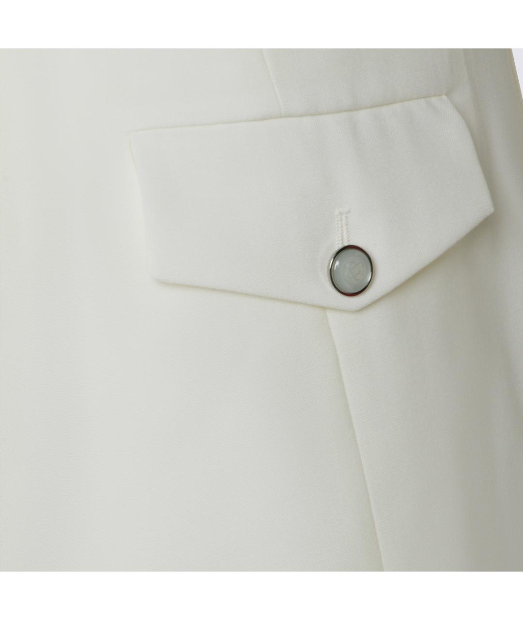 CASABLANCA Белые хлопковые шорты, фото 5