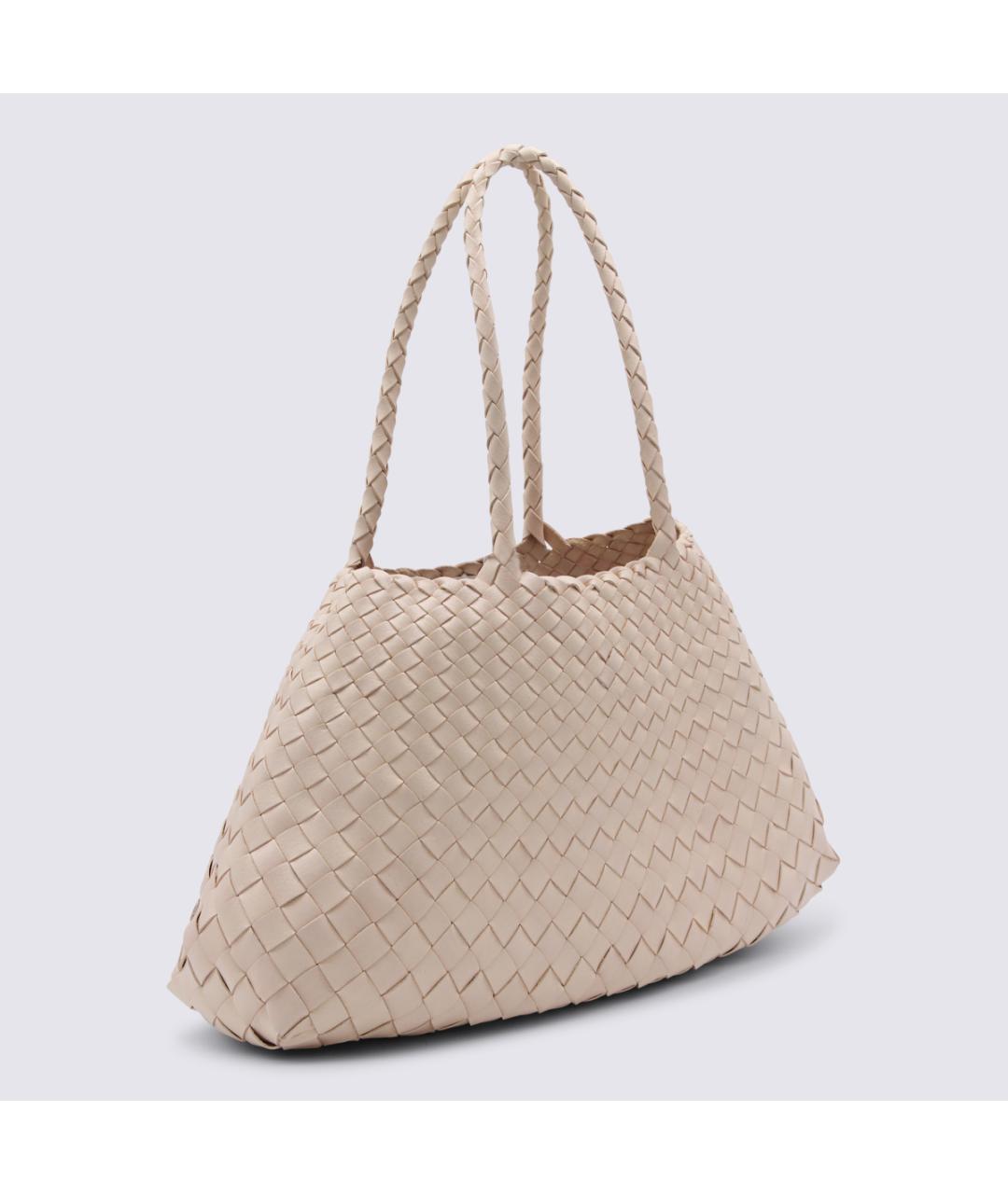 Dragon Diffusion Бежевая кожаная сумка тоут, фото 2