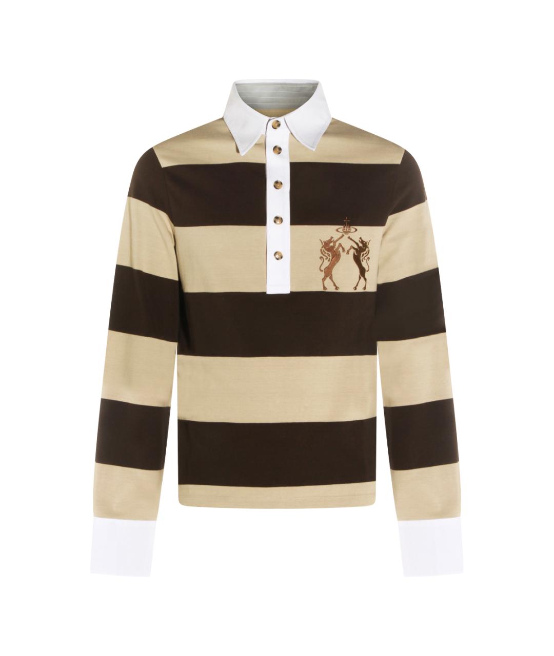 VIVIENNE WESTWOOD Мульти вискозное поло с длинным рукавом, фото 1