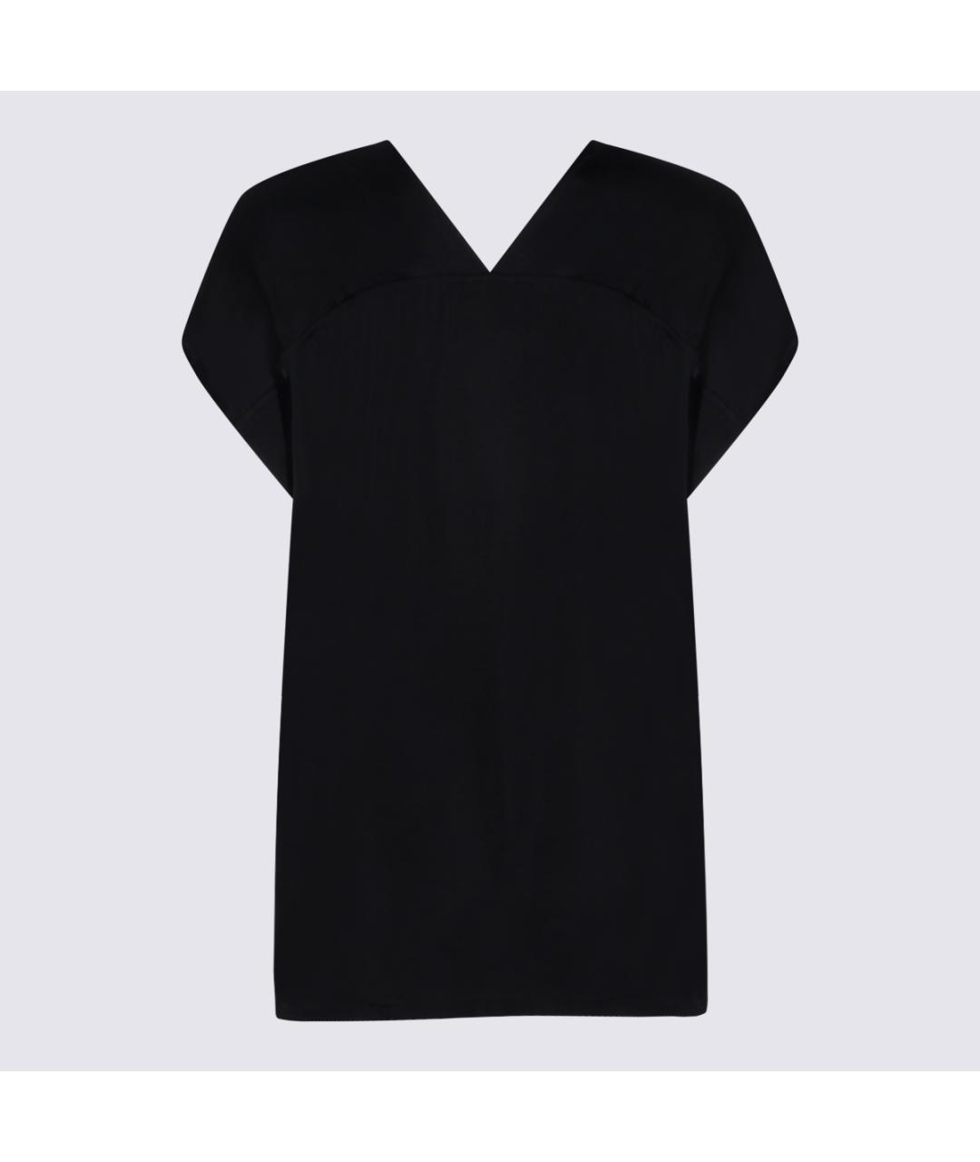 THOM KROM Черная вискозная майка, фото 2