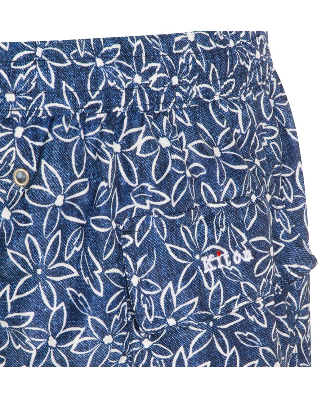 KITON Синие полиэстеровые плавки, фото 4