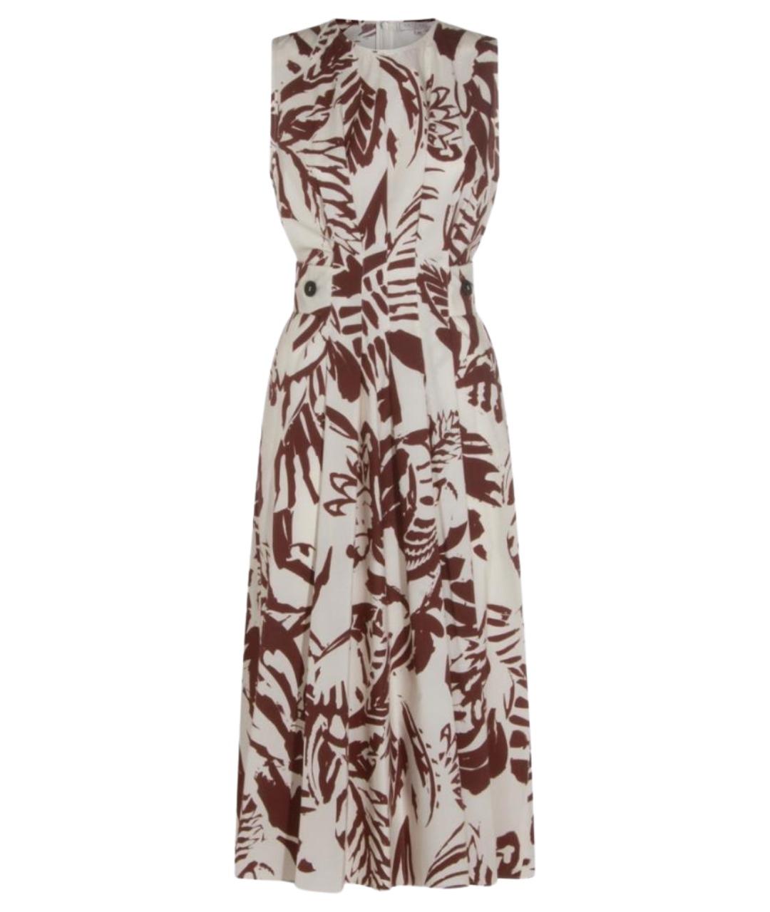 ANTONELLI FIRENZE Коричневое хлопковое повседневное платье, фото 1
