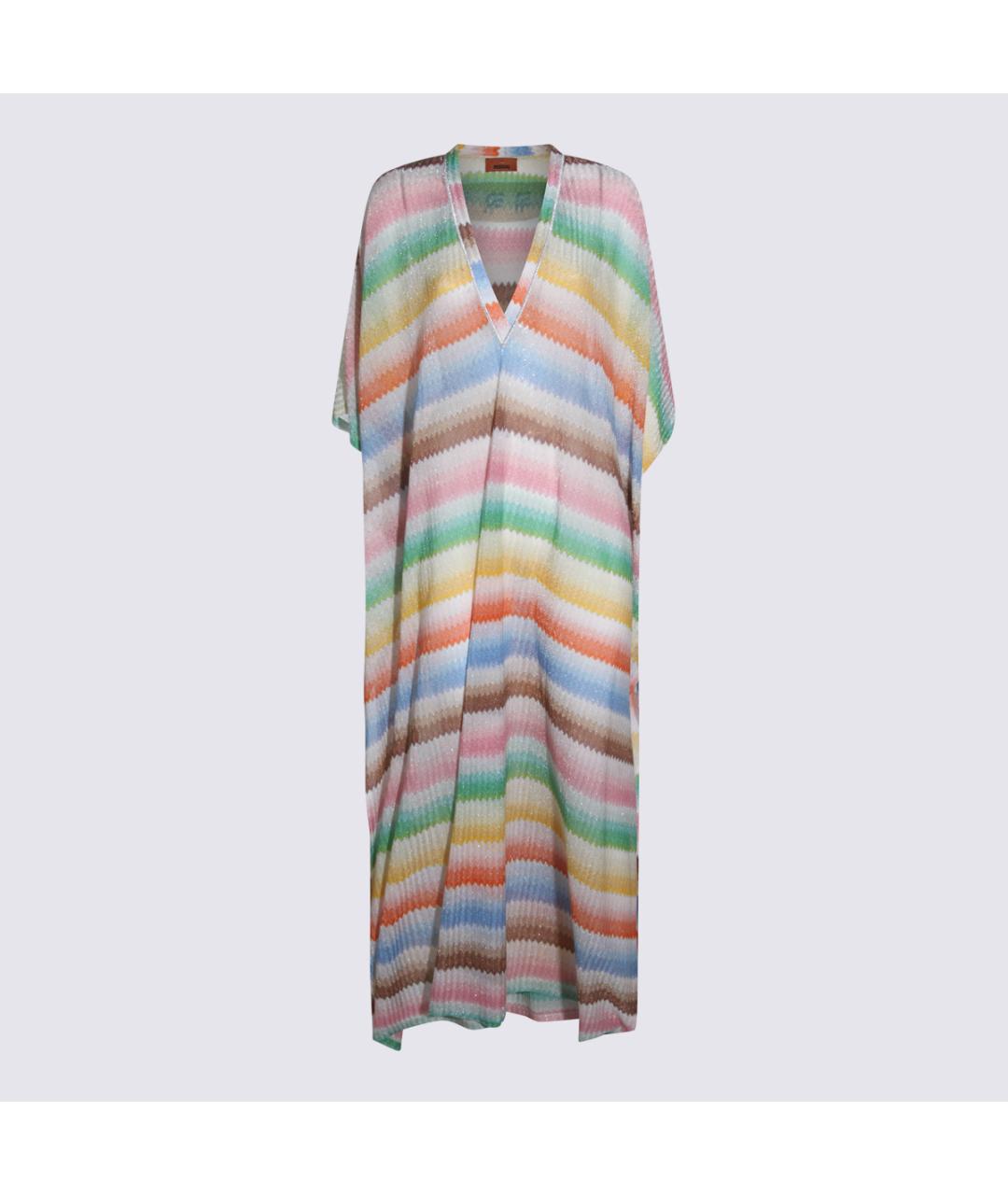 MISSONI Мульти вискозное платье, фото 4