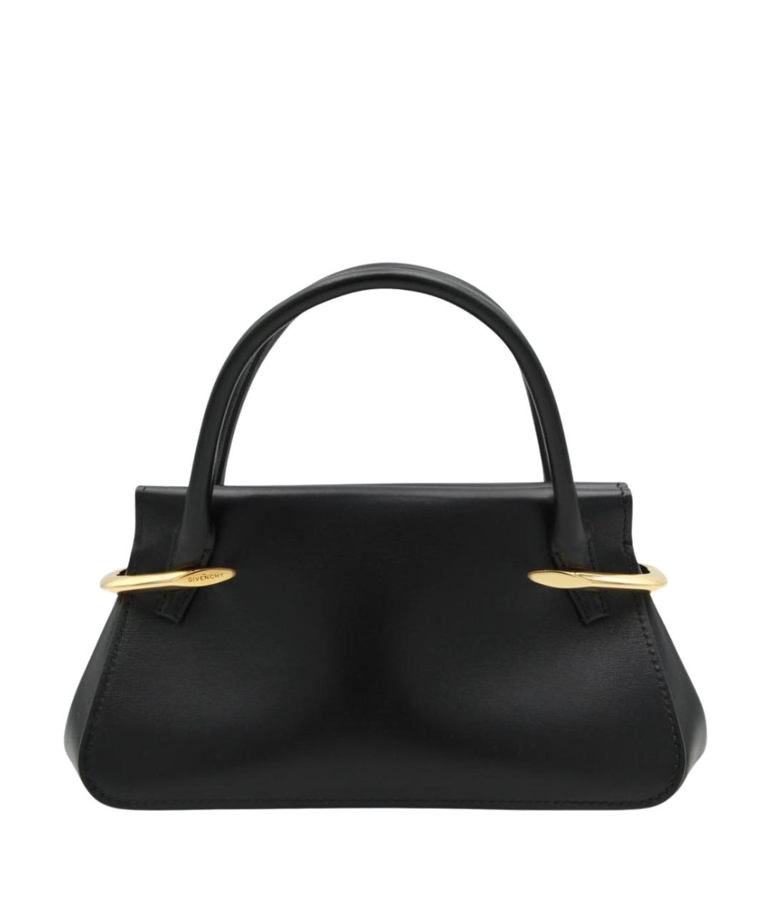 GIVENCHY Черная кожаная сумка тоут, фото 1