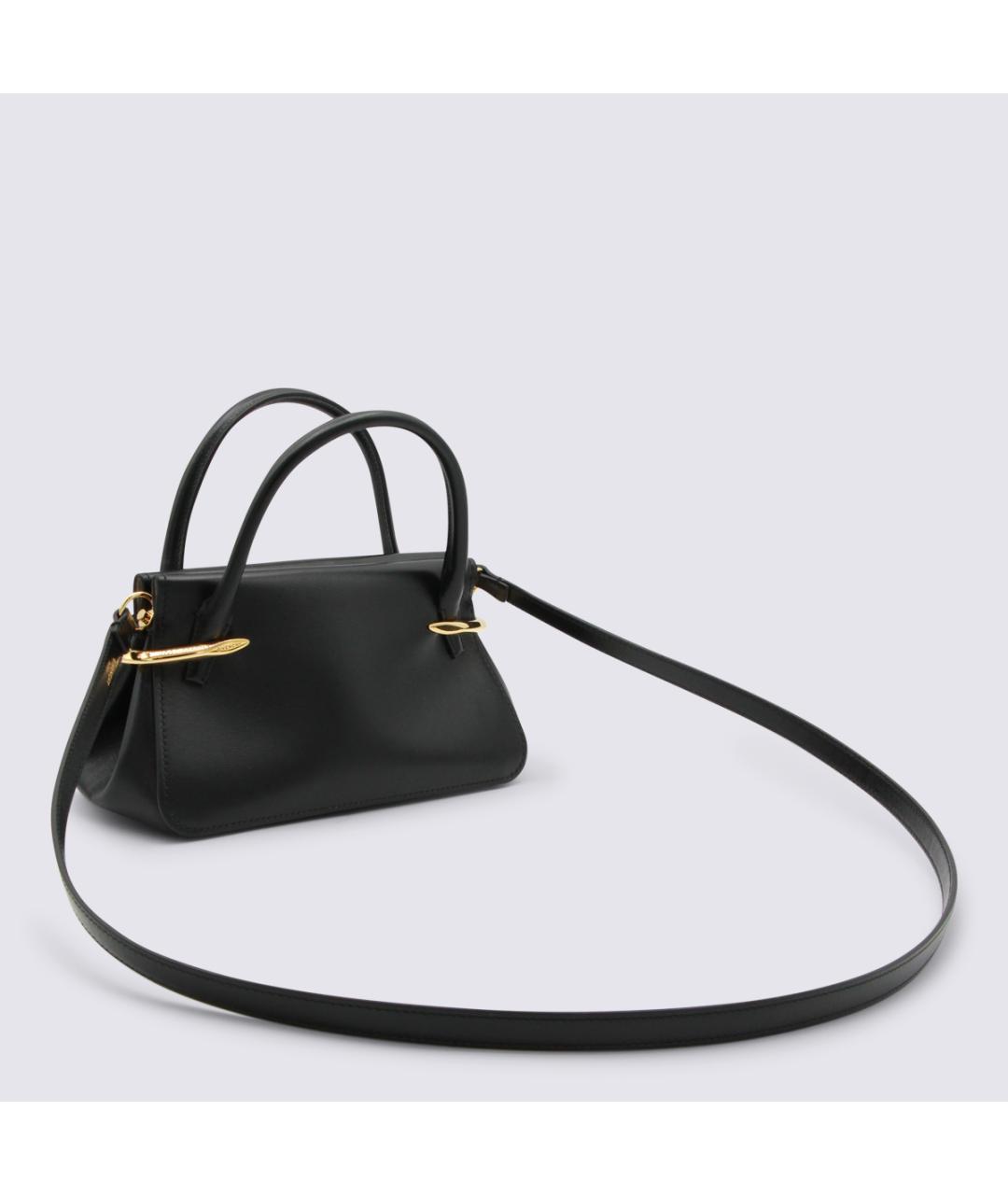 GIVENCHY Черная кожаная сумка тоут, фото 2