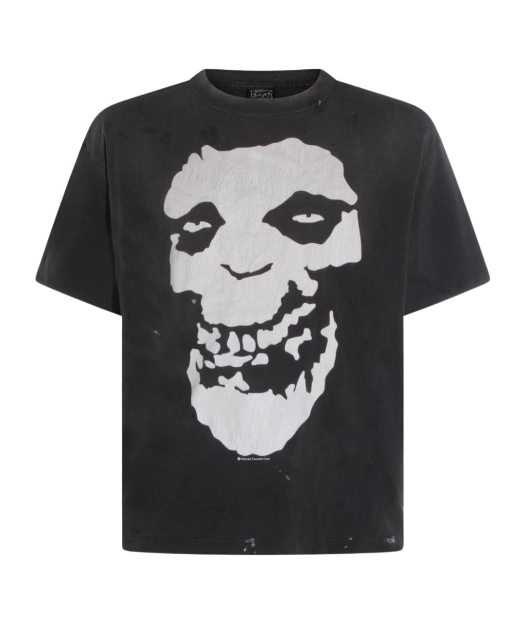 SAINT Mxxxxxx Черная хлопковая футболка, фото 1