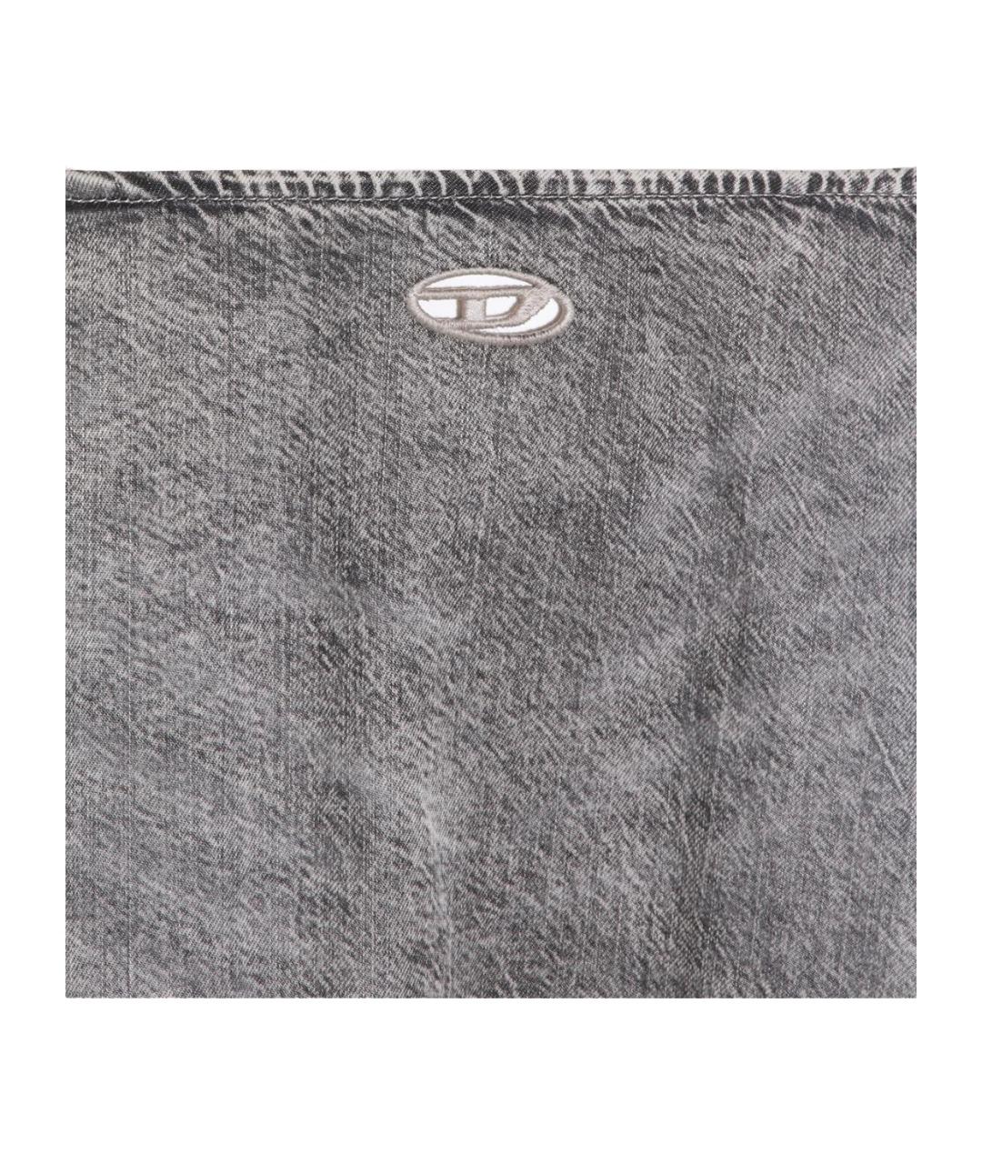 DIESEL Серая юбка миди, фото 4