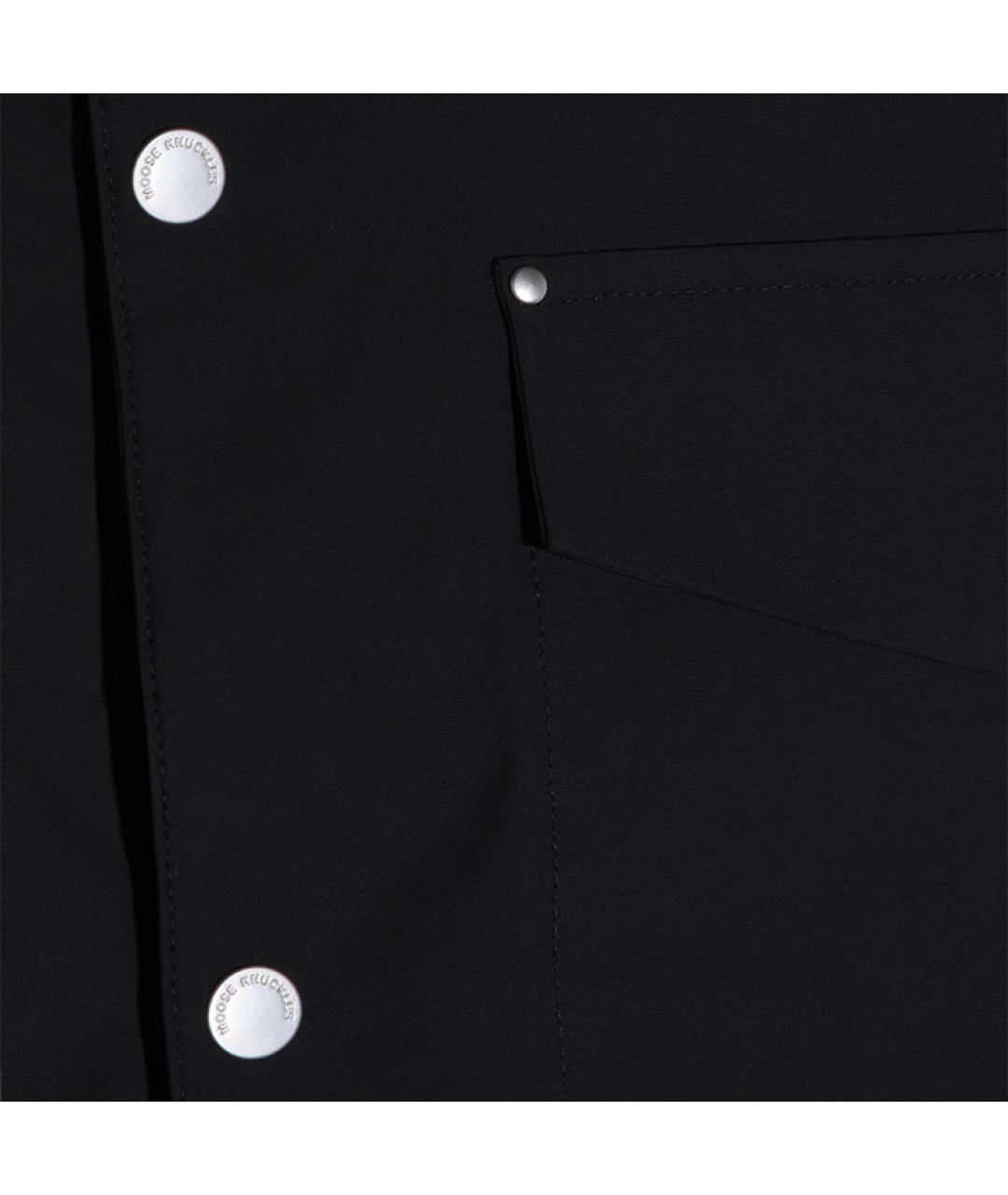 MOOSE KNUCKLES Черная кэжуал рубашка, фото 3