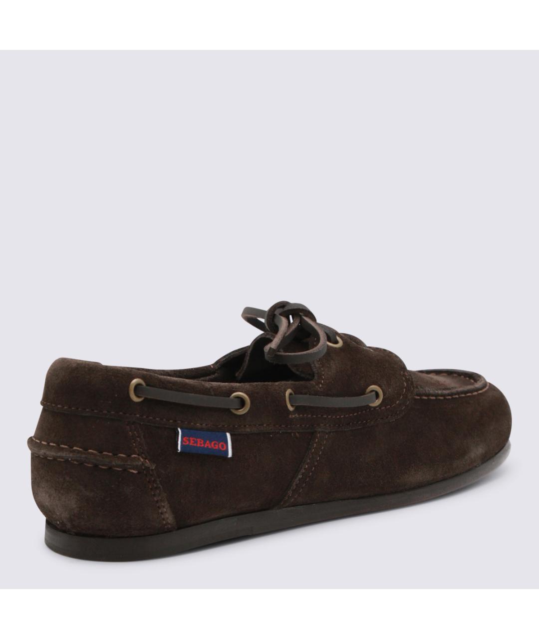 SEBAGO Коричневые замшевые лоферы, фото 3