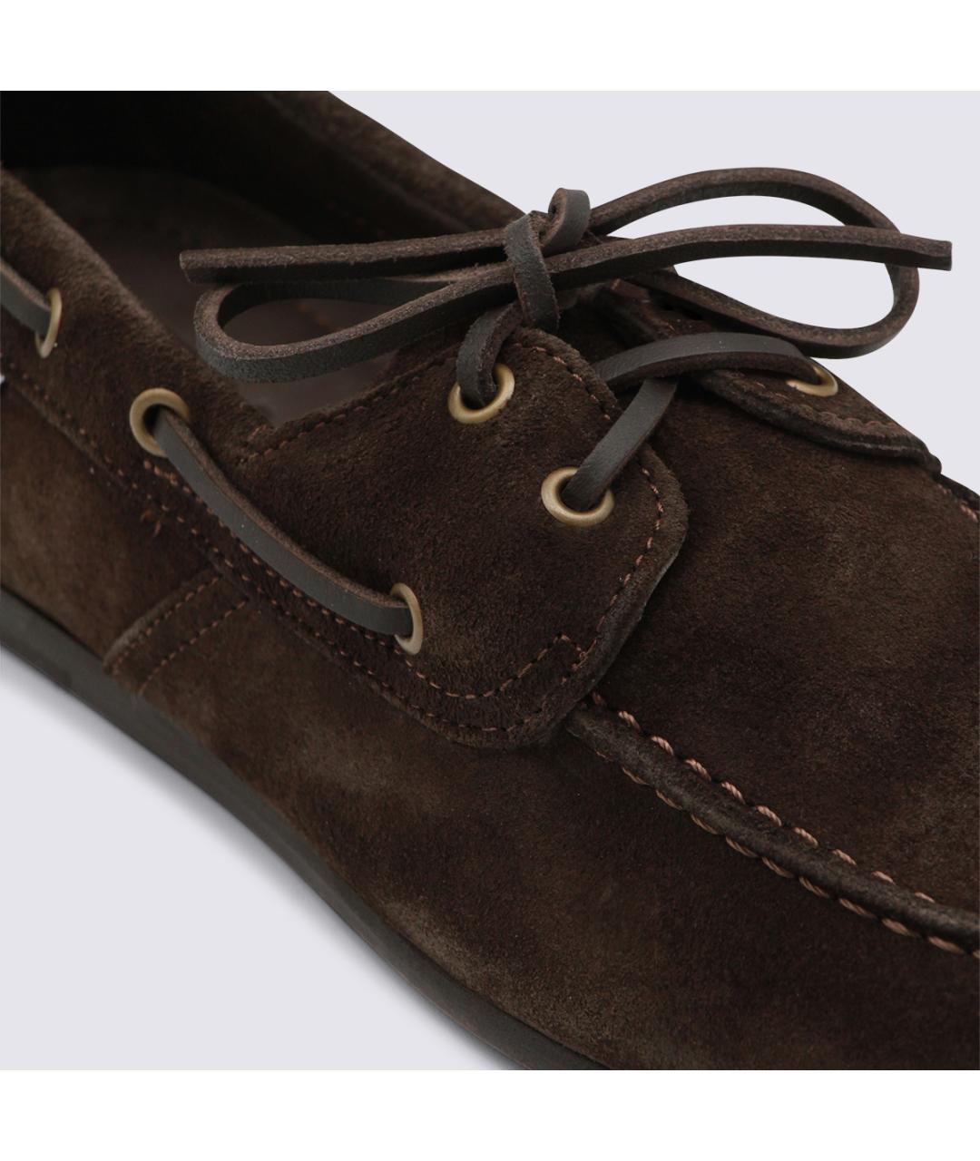 SEBAGO Коричневые замшевые лоферы, фото 4