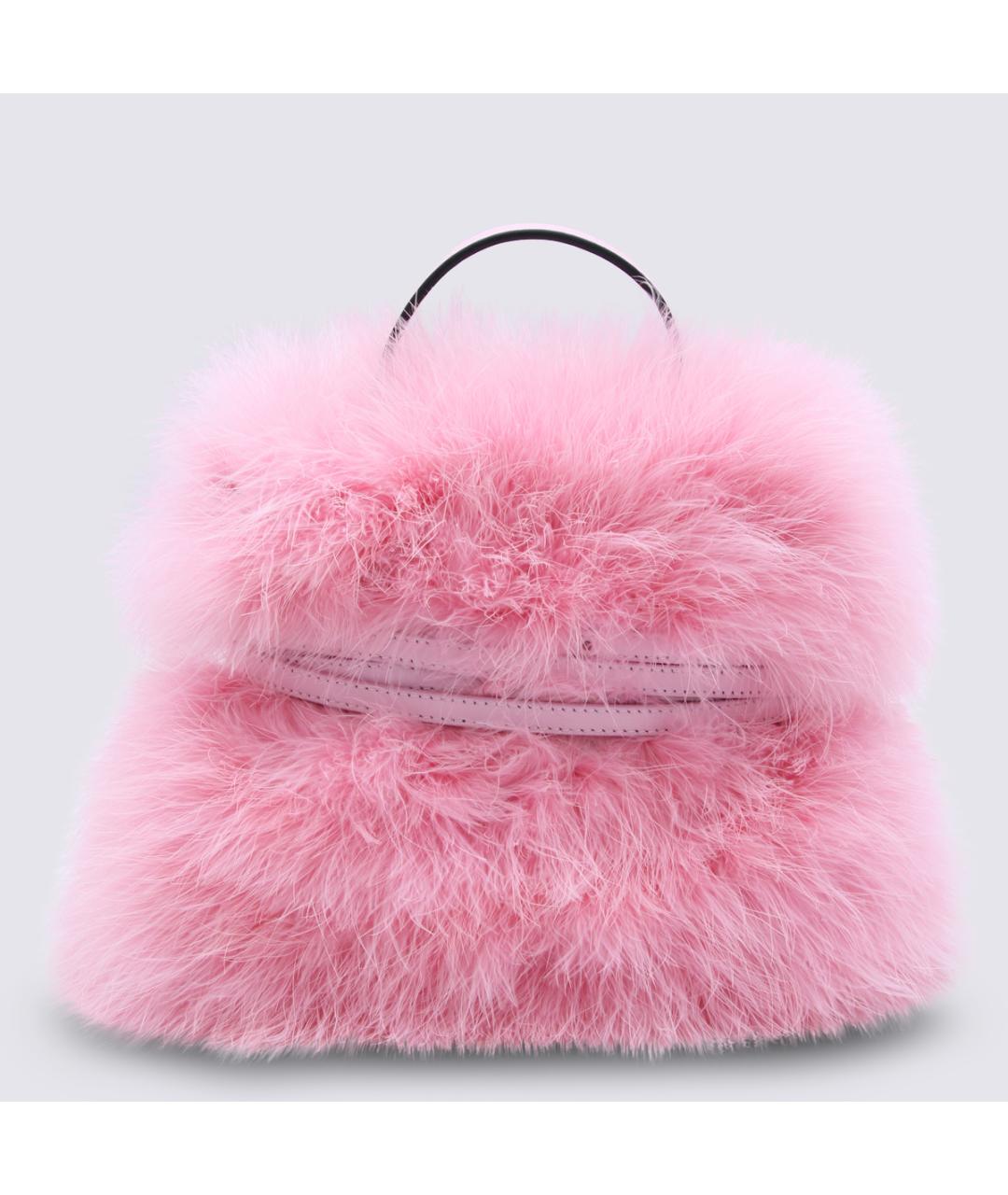 MOSCHINO Розовая сумка тоут, фото 2