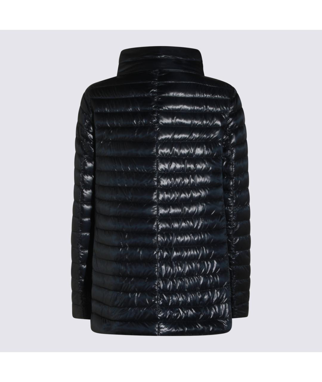 HERNO Синяя полиэстеровая куртка, фото 2