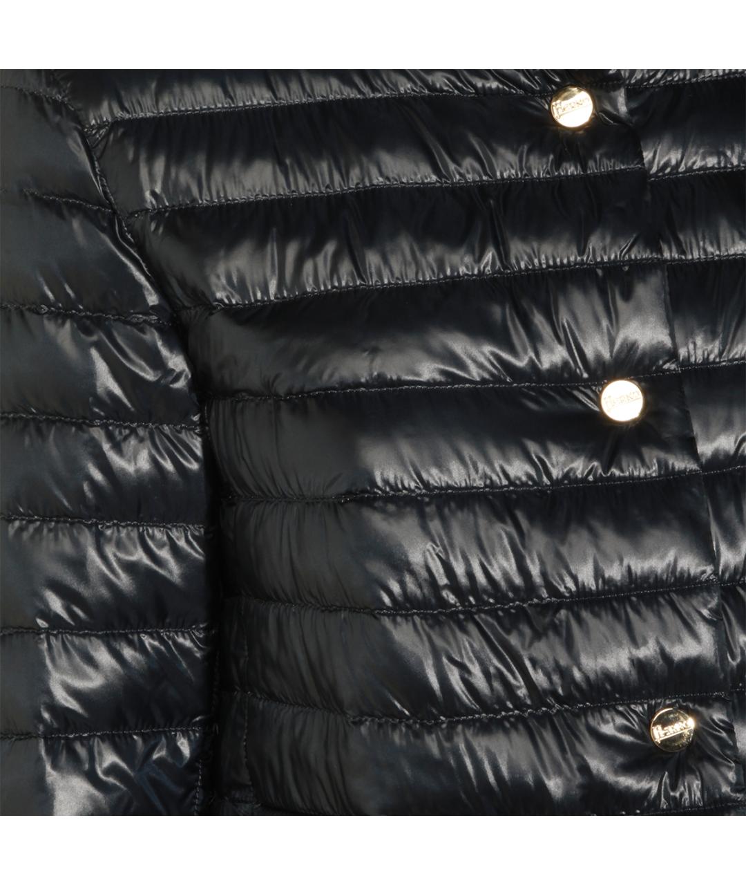 HERNO Синяя полиэстеровая куртка, фото 3