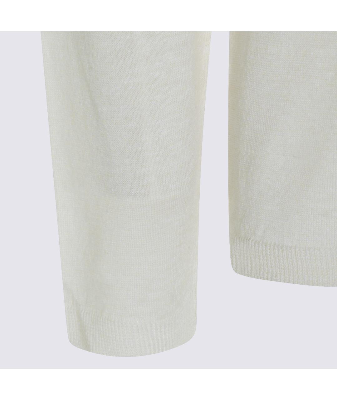 GIORGIO ARMANI Белое поло с длинным рукавом, фото 4