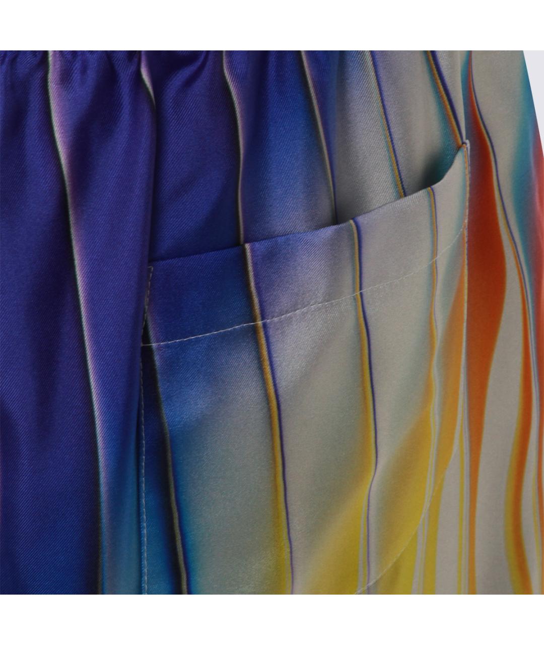 CASABLANCA Мульти шелковые шорты, фото 5