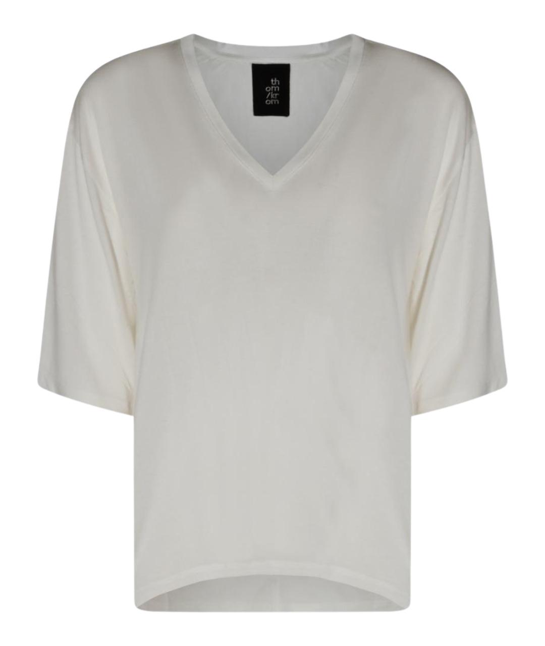 THOM KROM Бежевая футболка, фото 1