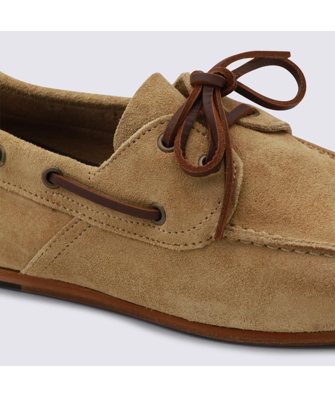 SEBAGO Бежевые замшевые лоферы, фото 4