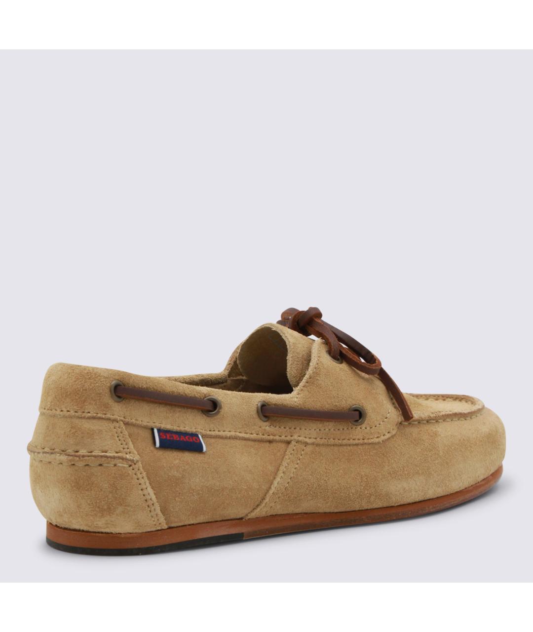 SEBAGO Бежевые замшевые лоферы, фото 3