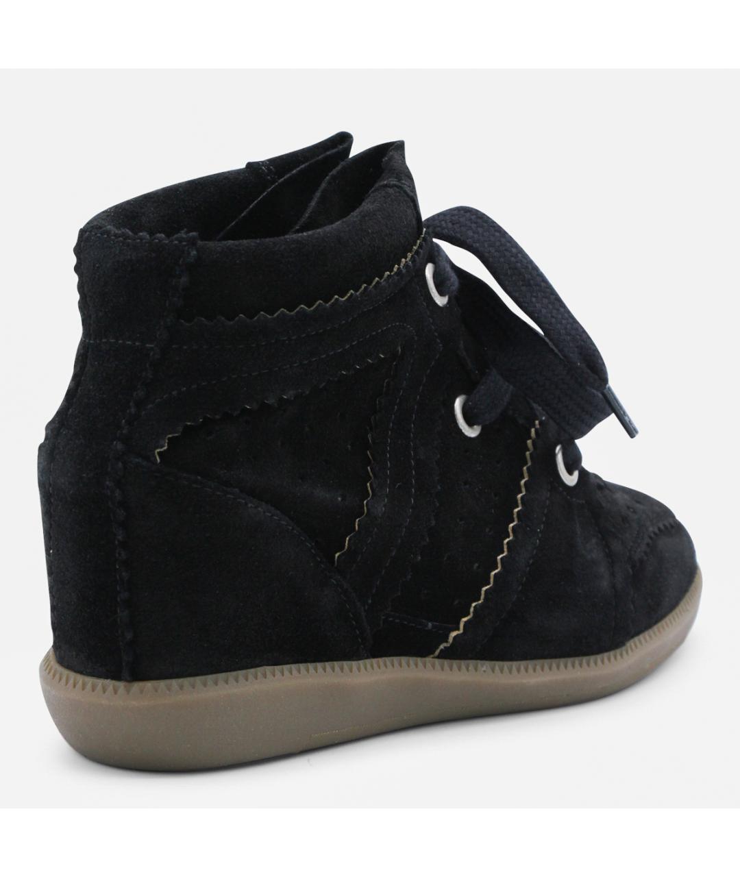 ISABEL MARANT Черные замшевые кроссовки, фото 3