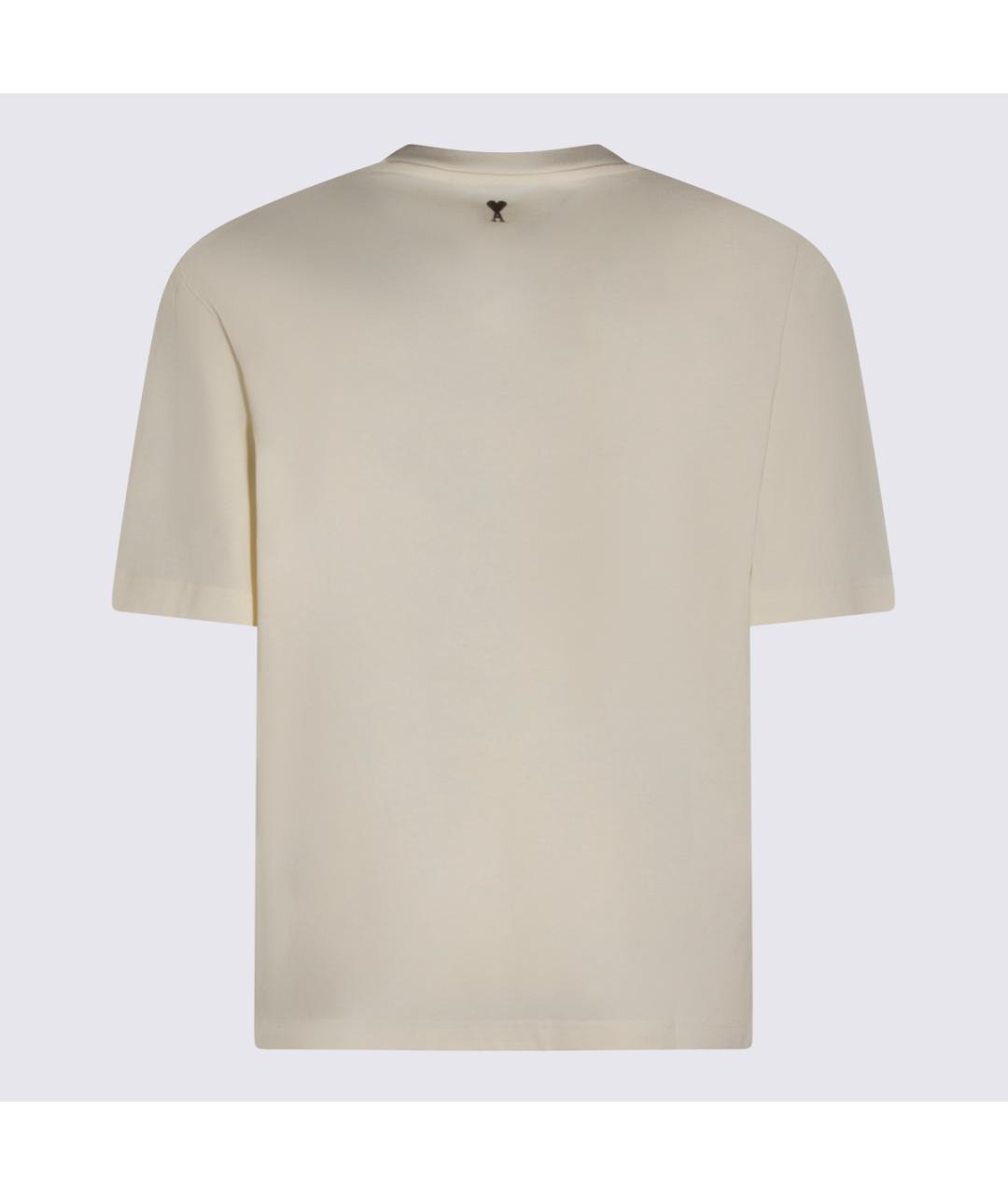 Ami Paris Белая хлопковая футболка, фото 2