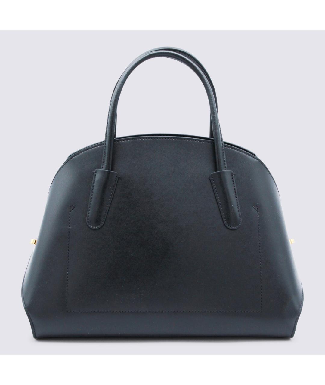 COCCINELLE Черная кожаная сумка тоут, фото 3