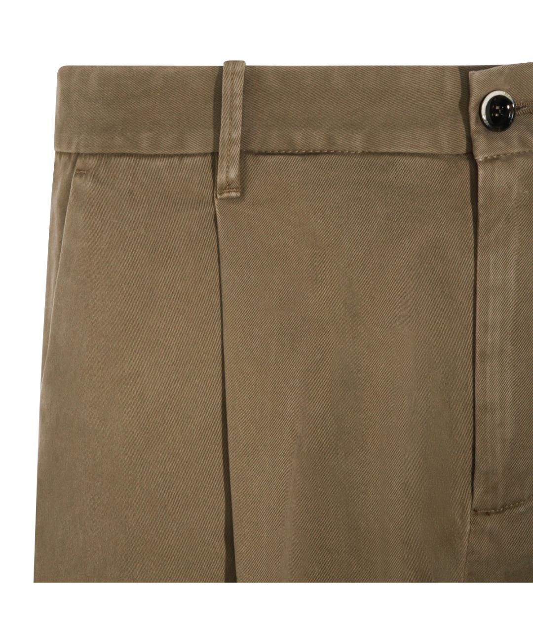 NINE IN THE MORNING Зеленые хлопковые повседневные брюки, фото 3