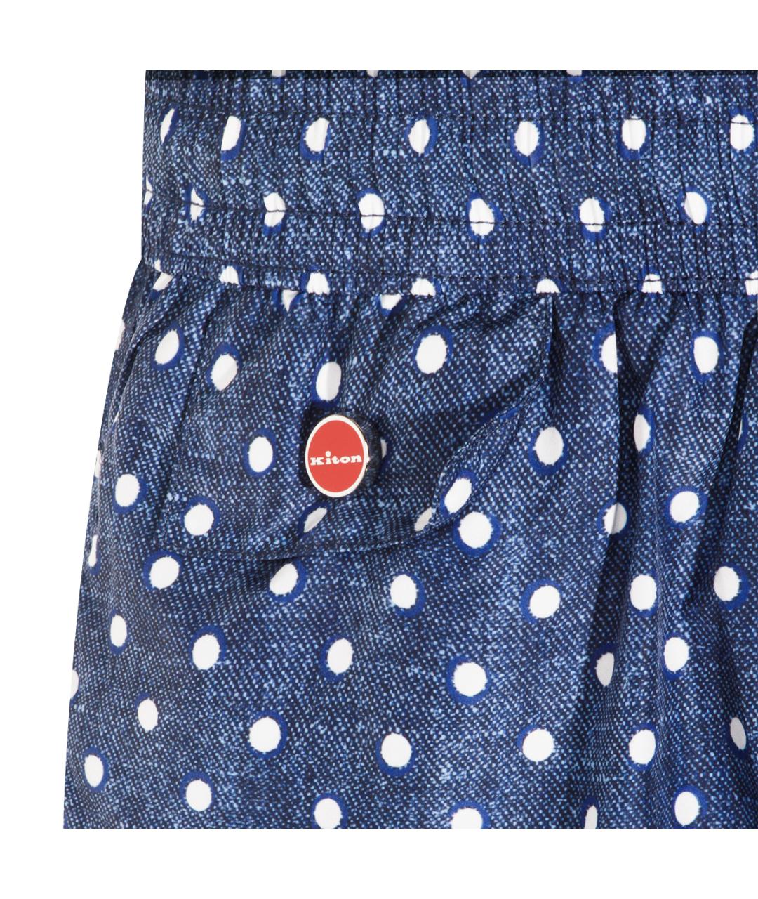 KITON Синие полиэстеровые плавки, фото 3