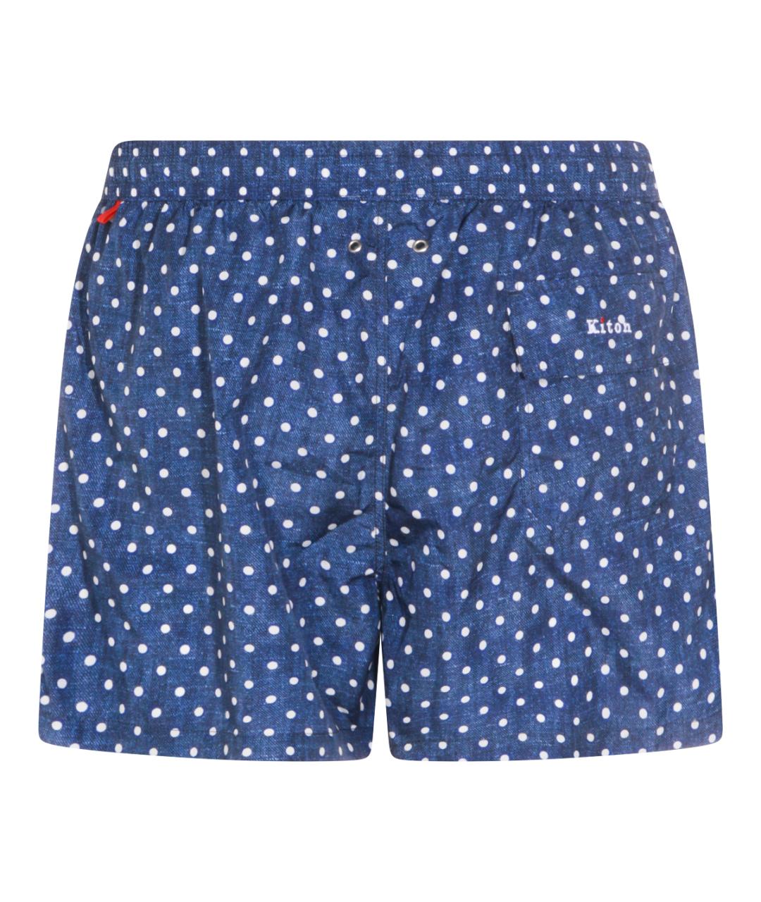 KITON Синие полиэстеровые плавки, фото 2