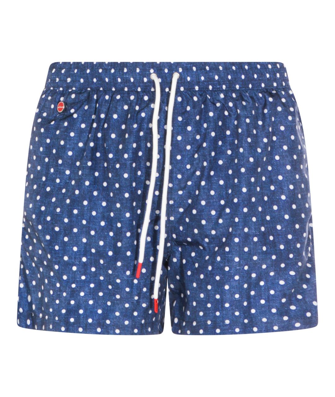 KITON Синие полиэстеровые плавки, фото 1