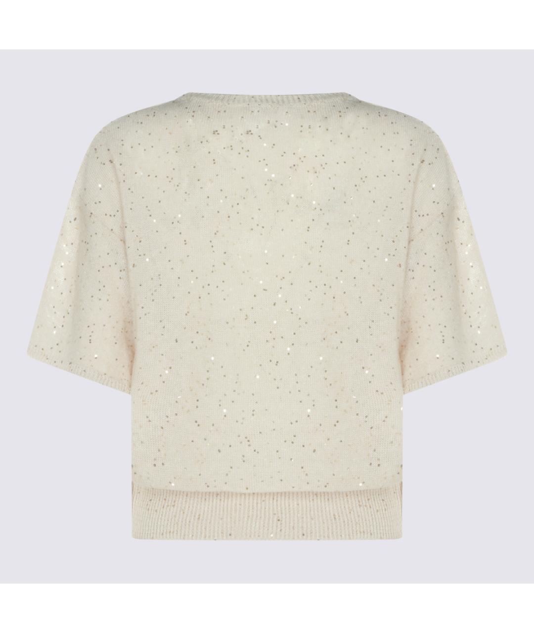 ANTONELLI FIRENZE Бежевый хлопковый джемпер / свитер, фото 2