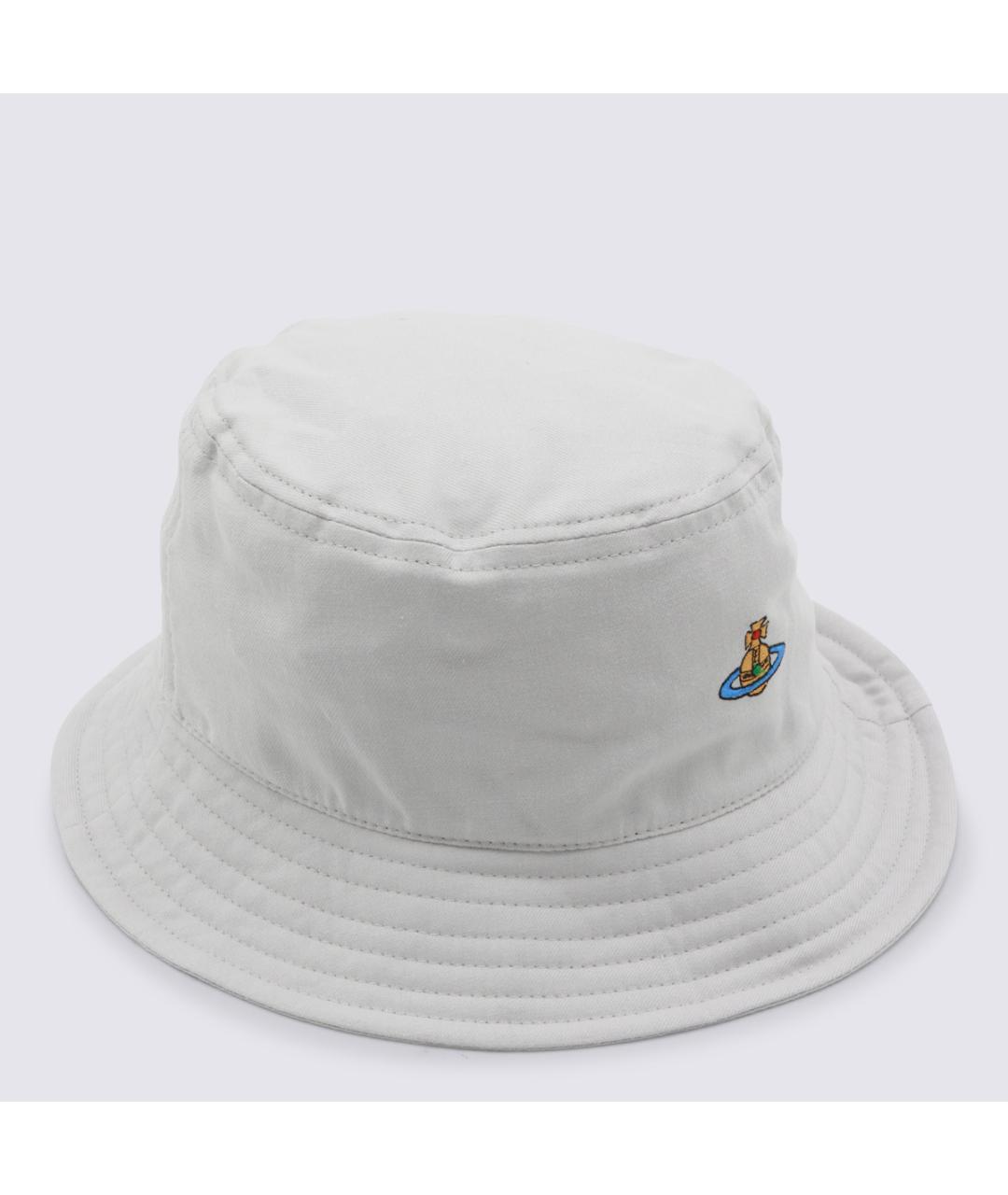 VIVIENNE WESTWOOD Белая хлопковая панама, фото 2