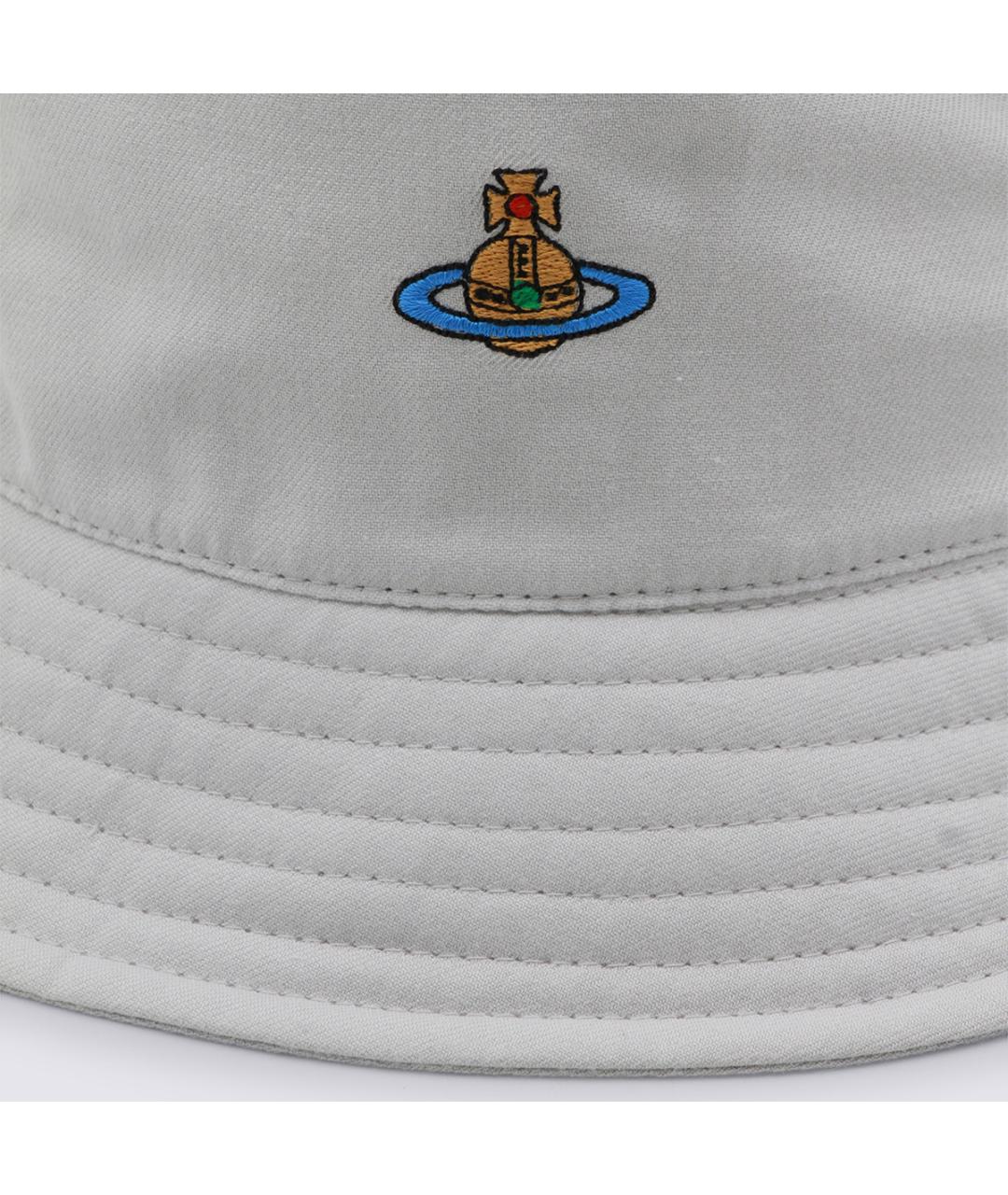 VIVIENNE WESTWOOD Белая хлопковая панама, фото 3