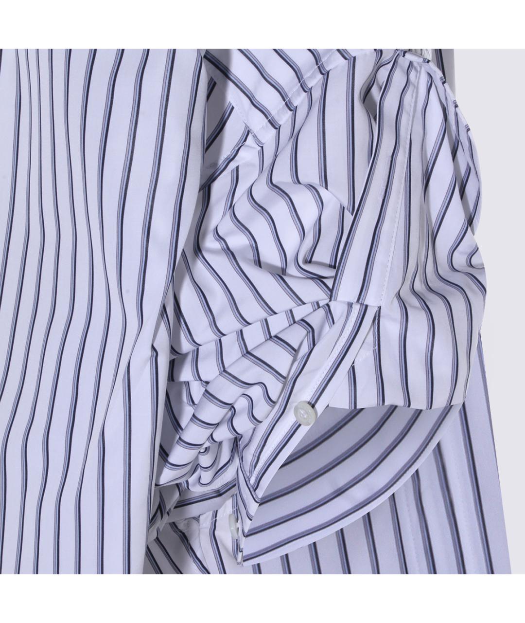 BALENCIAGA Голубая хлопковая рубашка, фото 4