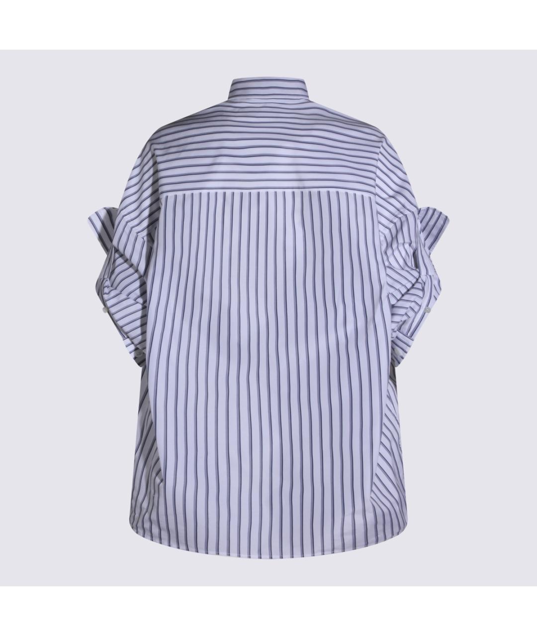 BALENCIAGA Голубая хлопковая рубашка, фото 2