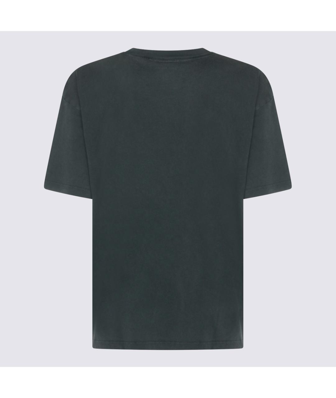 ANINE BING Серая хлопковая футболка, фото 2