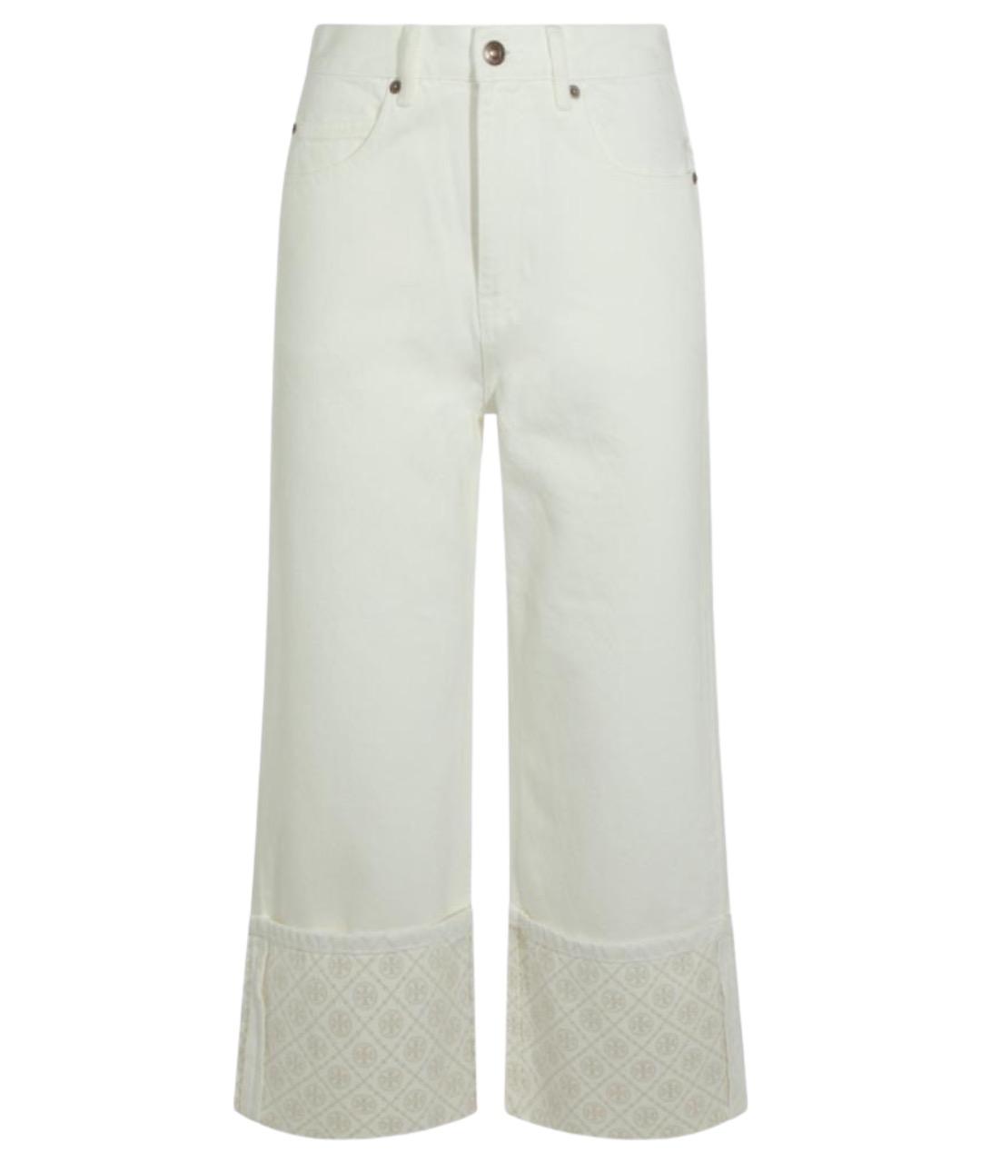 TORY BURCH Хлопковые прямые джинсы, фото 1