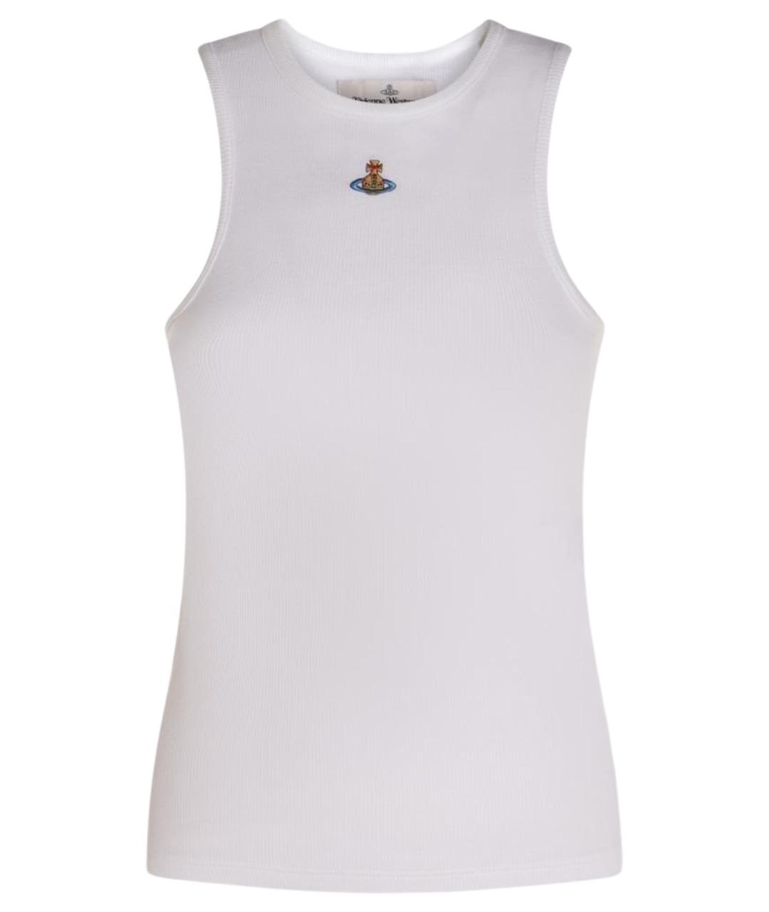 VIVIENNE WESTWOOD Белая хлопковая майка, фото 1