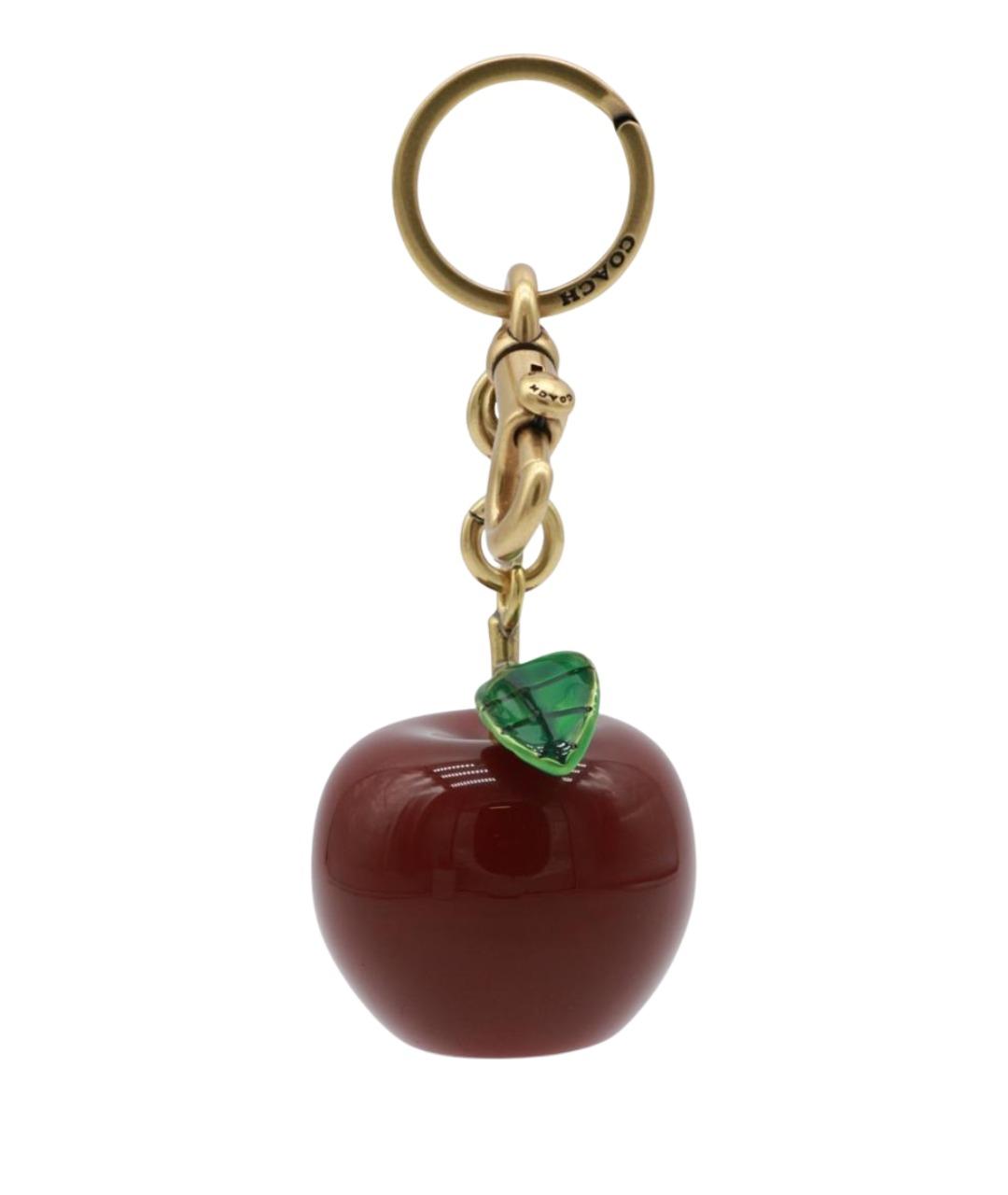 COACH Красный брелок, фото 1